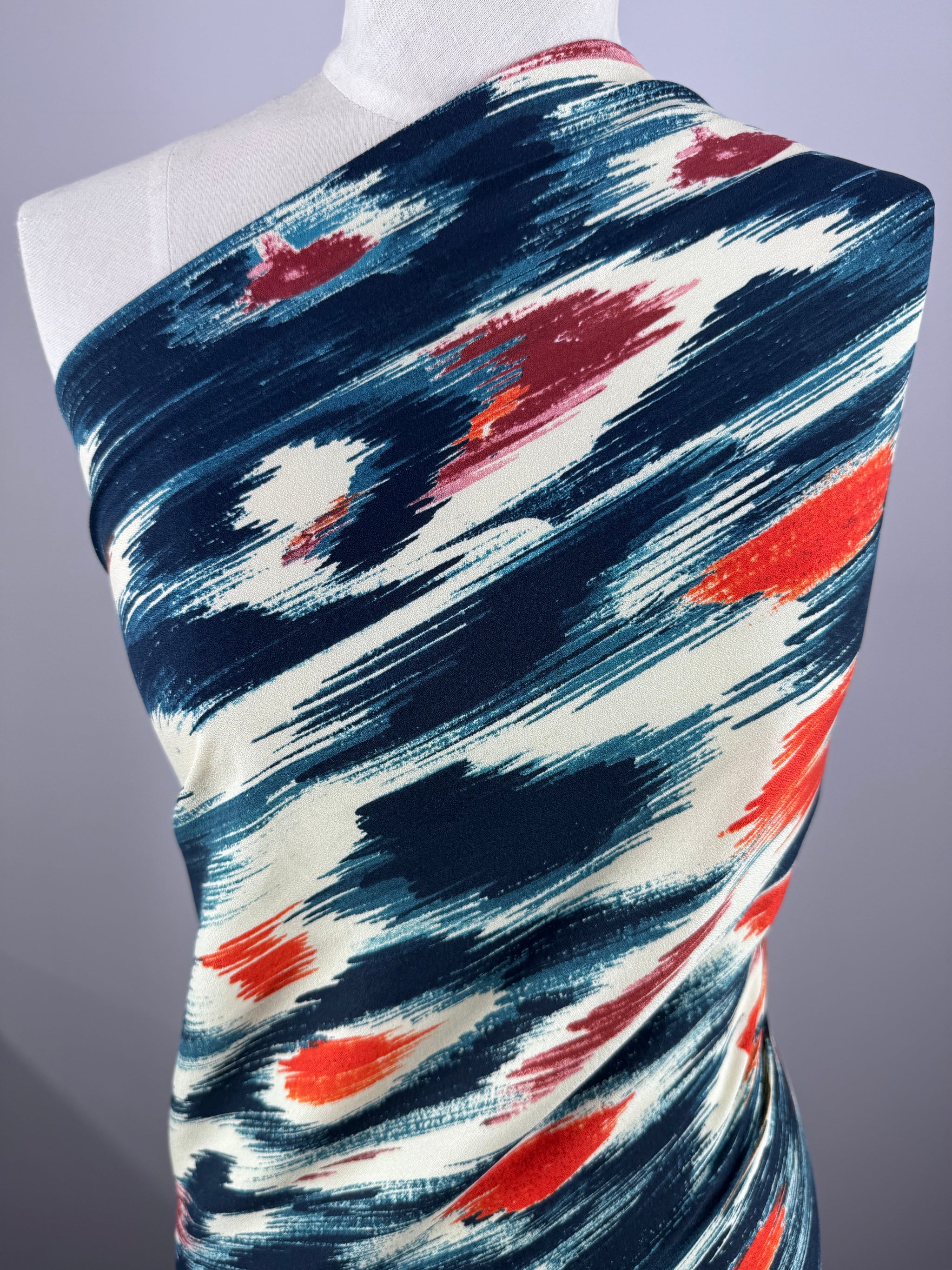 Viscose Crepe - Lkat Storm - 144cm