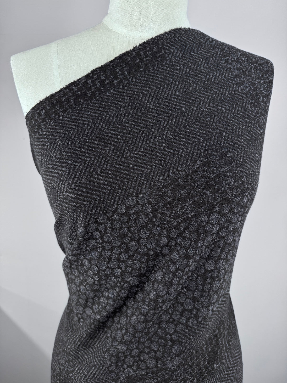 Stone Mosaic textured knit fabric