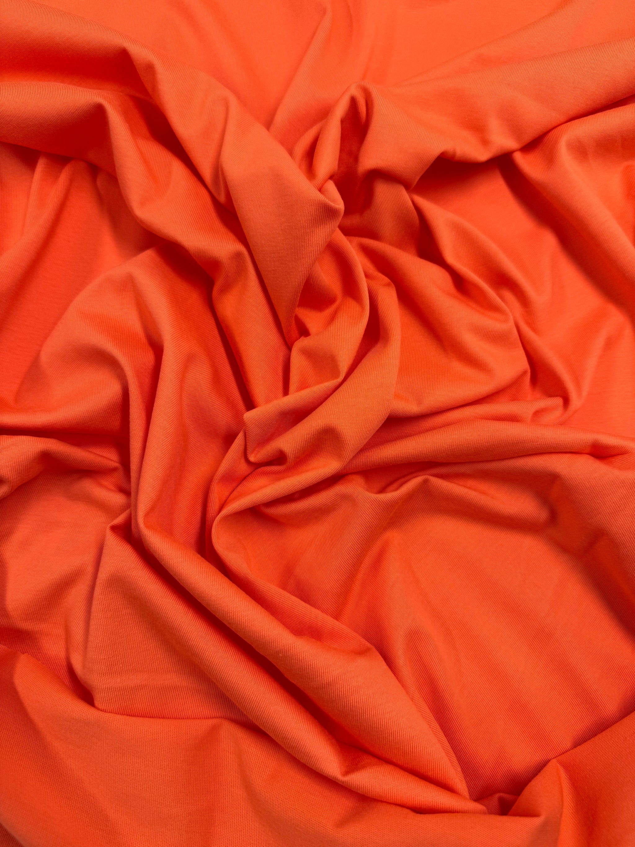 Cotton Jersey - Mandarin Orange - 165cm