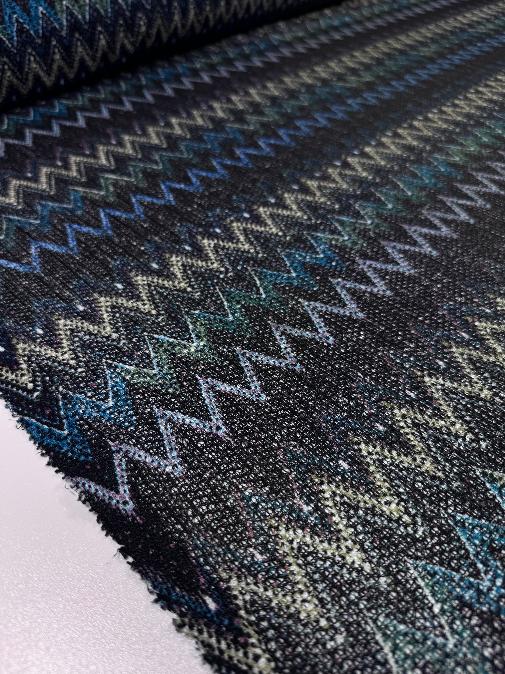 Textured Knit - Chevron Magic - 155cm