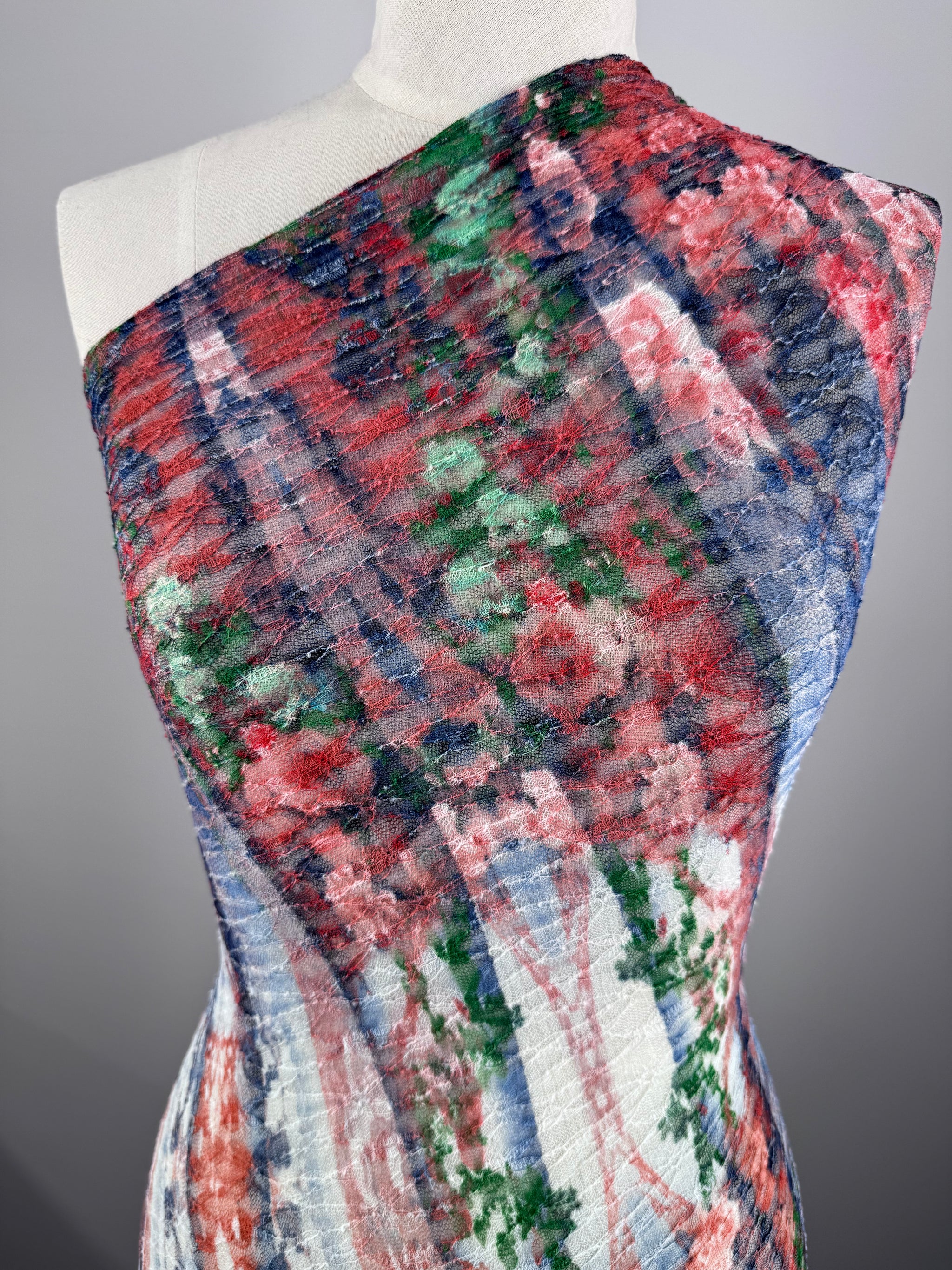 Designer Lace - Marble Mist - 135cm