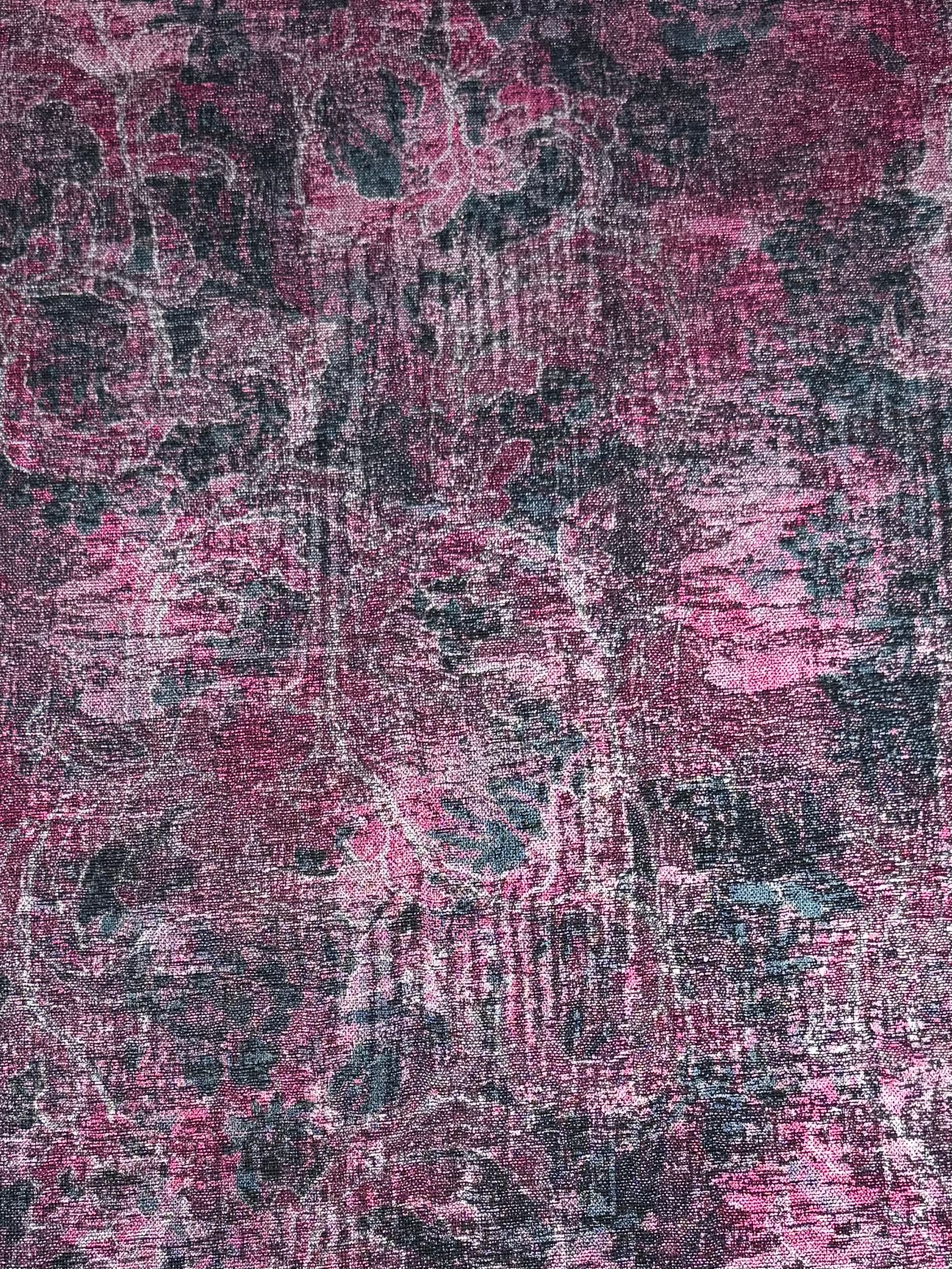 Metallic Knit Jersey - Rouge Relic - 140cm