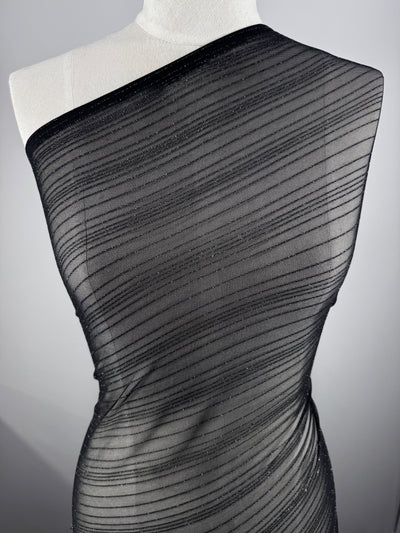 Designer Mesh - Black - 150cm