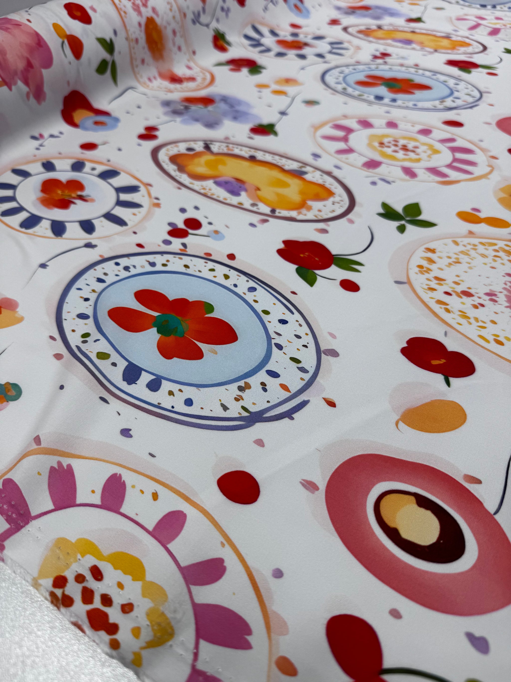 Silkyfall rayon
 - Fruit Whimsy - 145cm