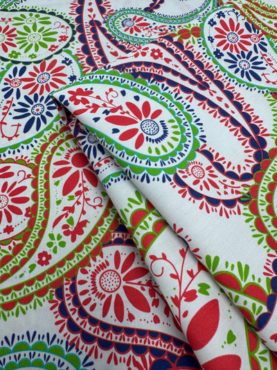 Printed Cotton - Festif Paisley - 150cm