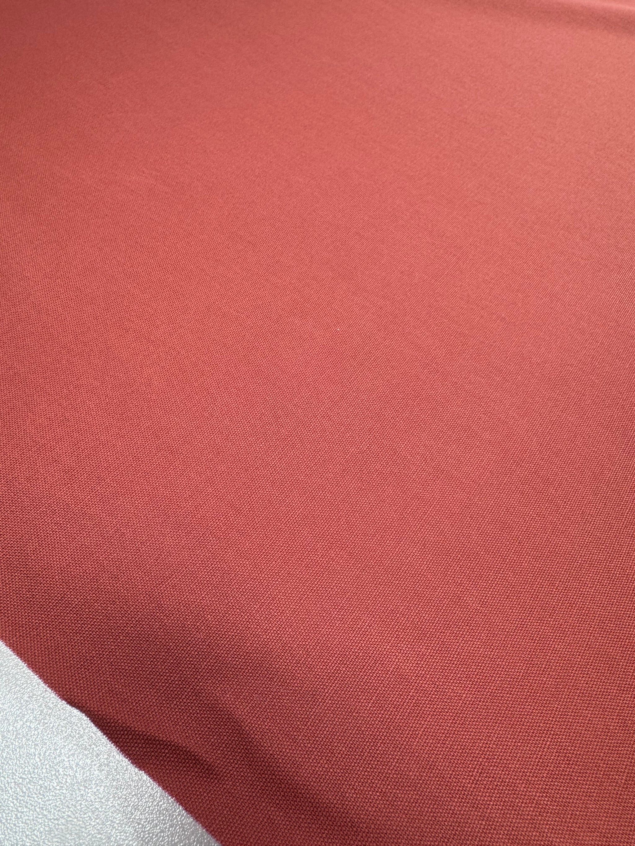 Linen Canvas - Burnt Ocher - 136cm