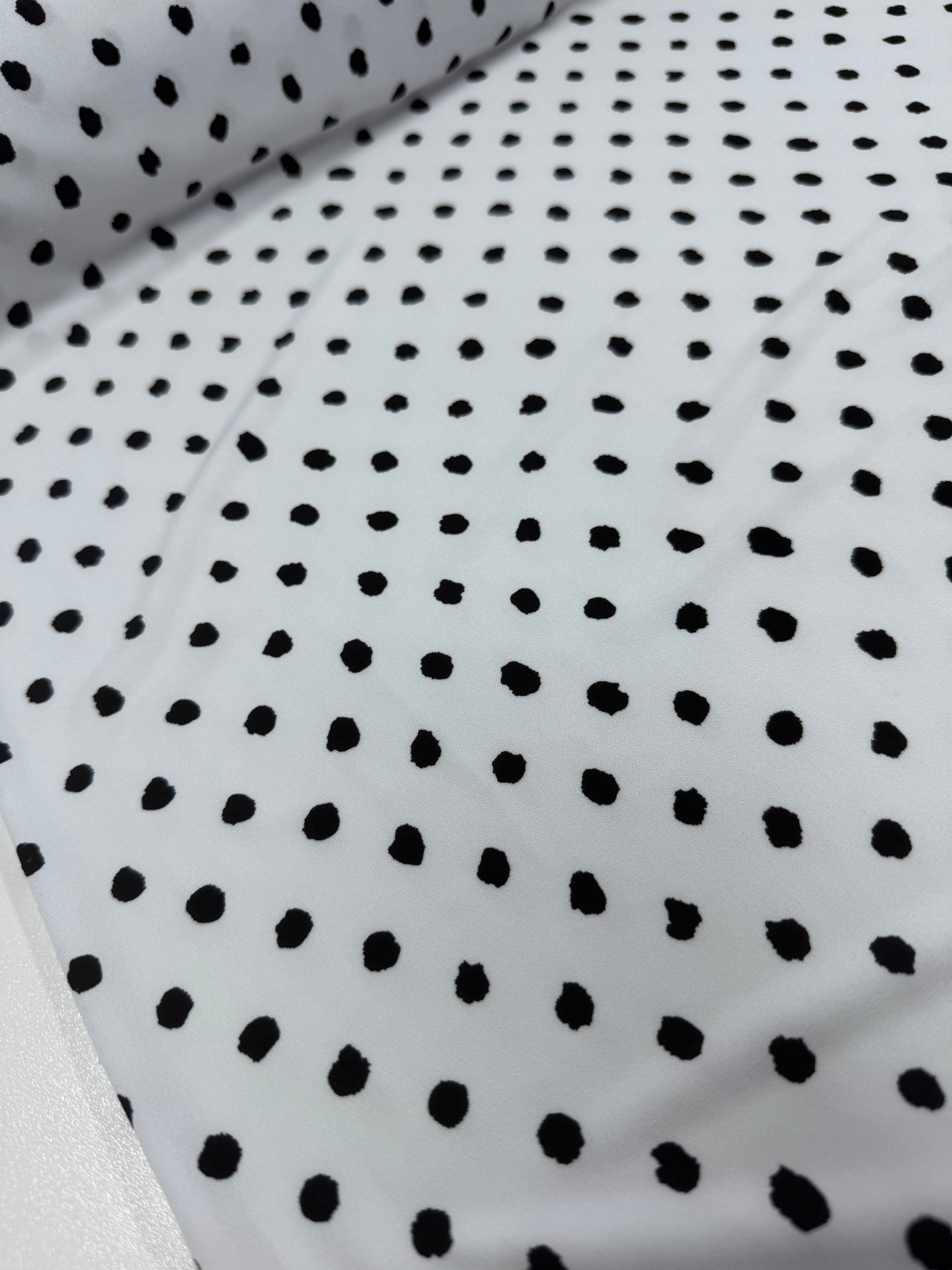 Designer Lycra -  Mono Spot - 150cm