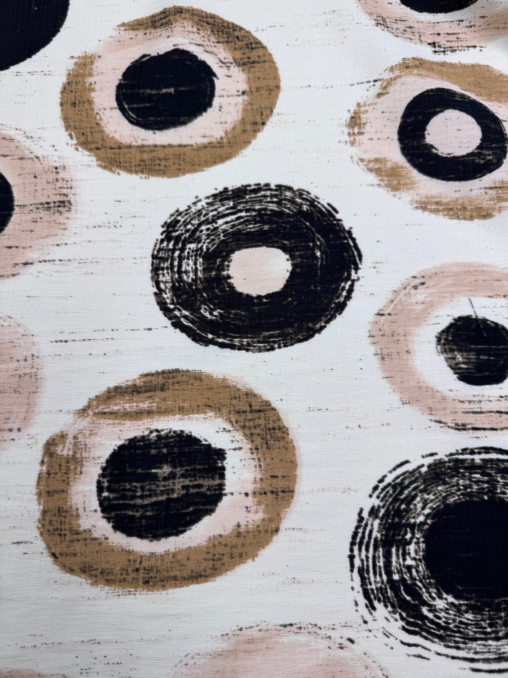 Linen Blend - Desert Rings - 152cm