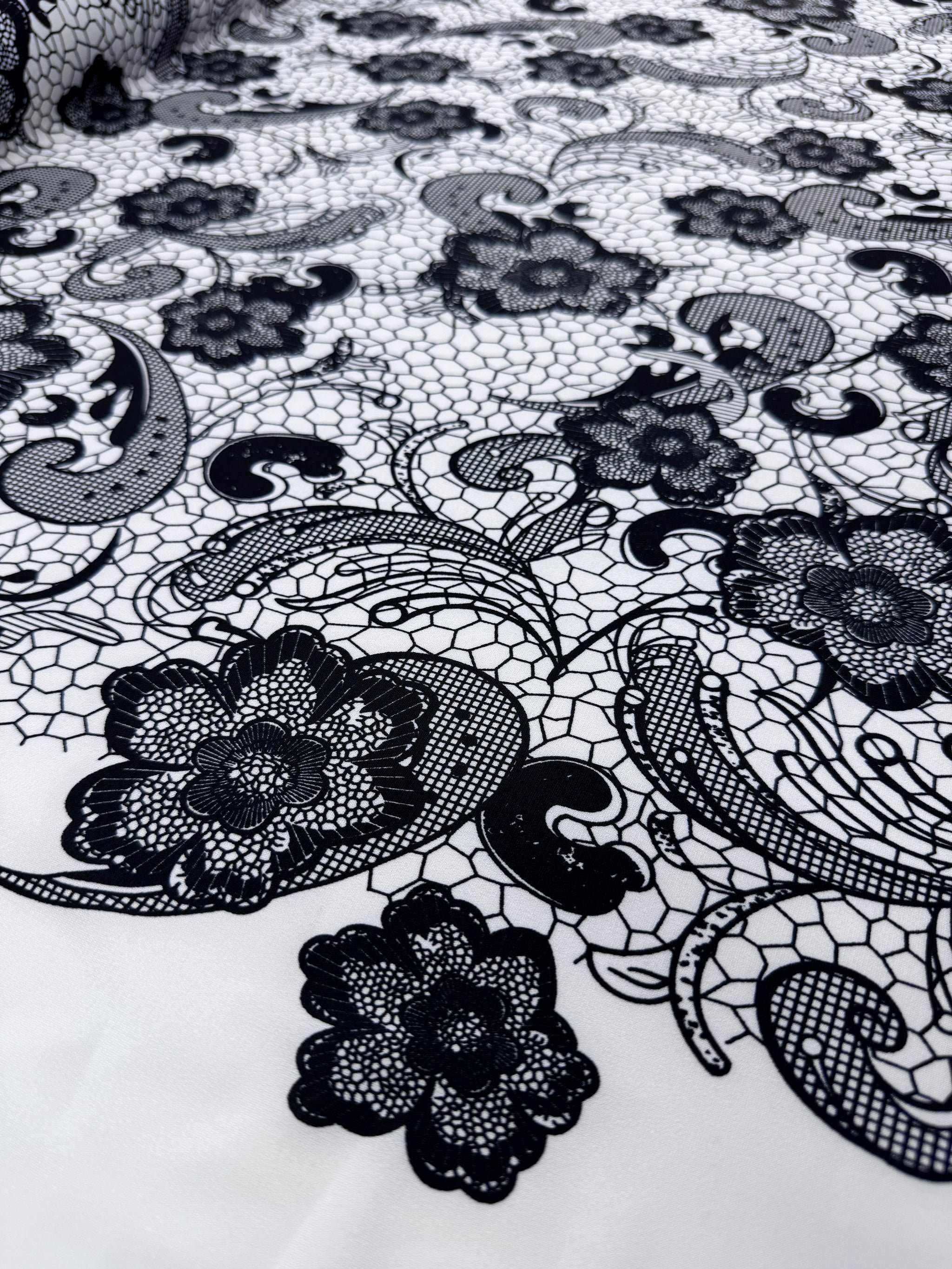 Designer Printed Lycra - Ink Fusion - 150cm