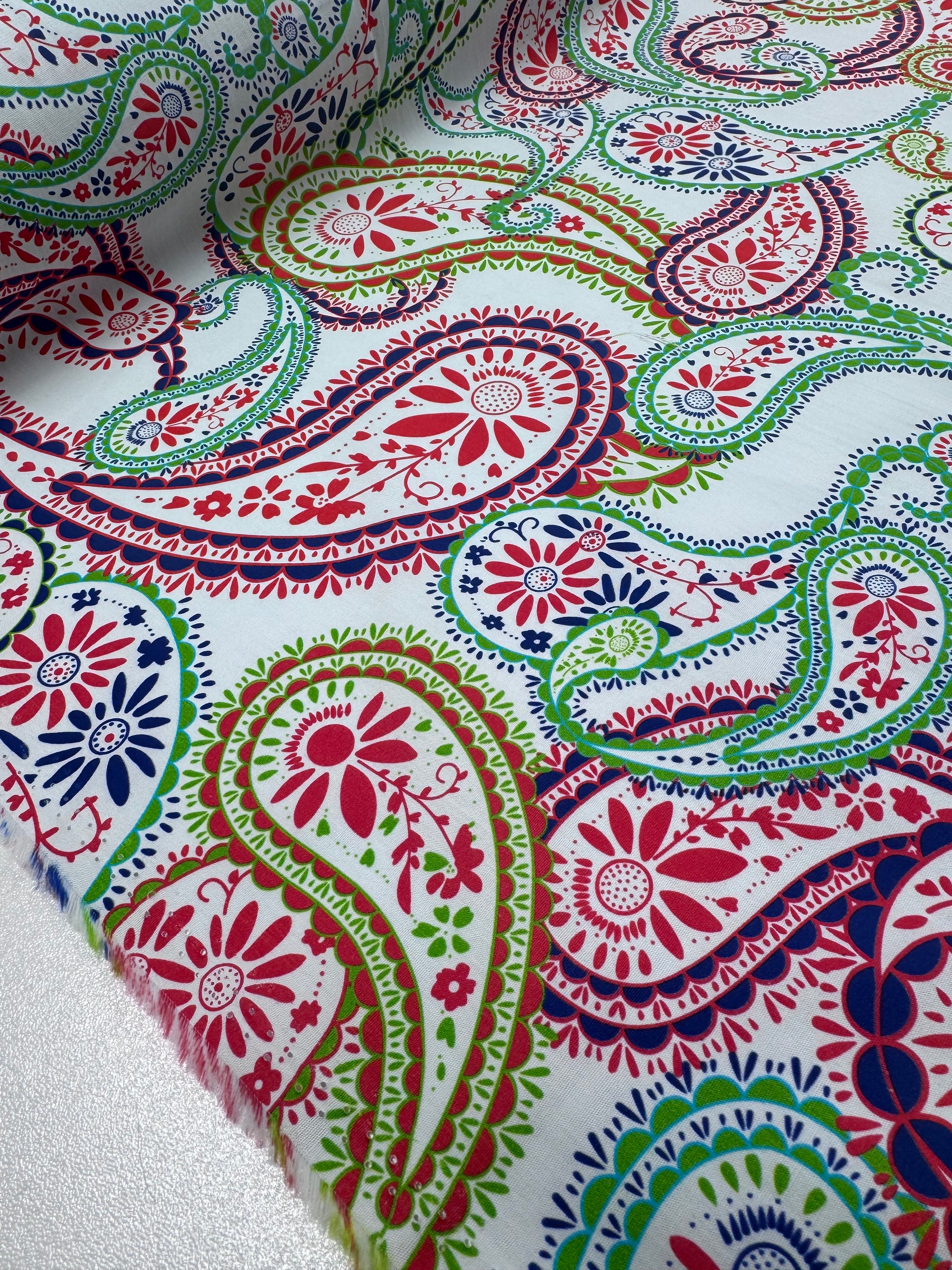 Printed Cotton - Festif Paisley - 150cm