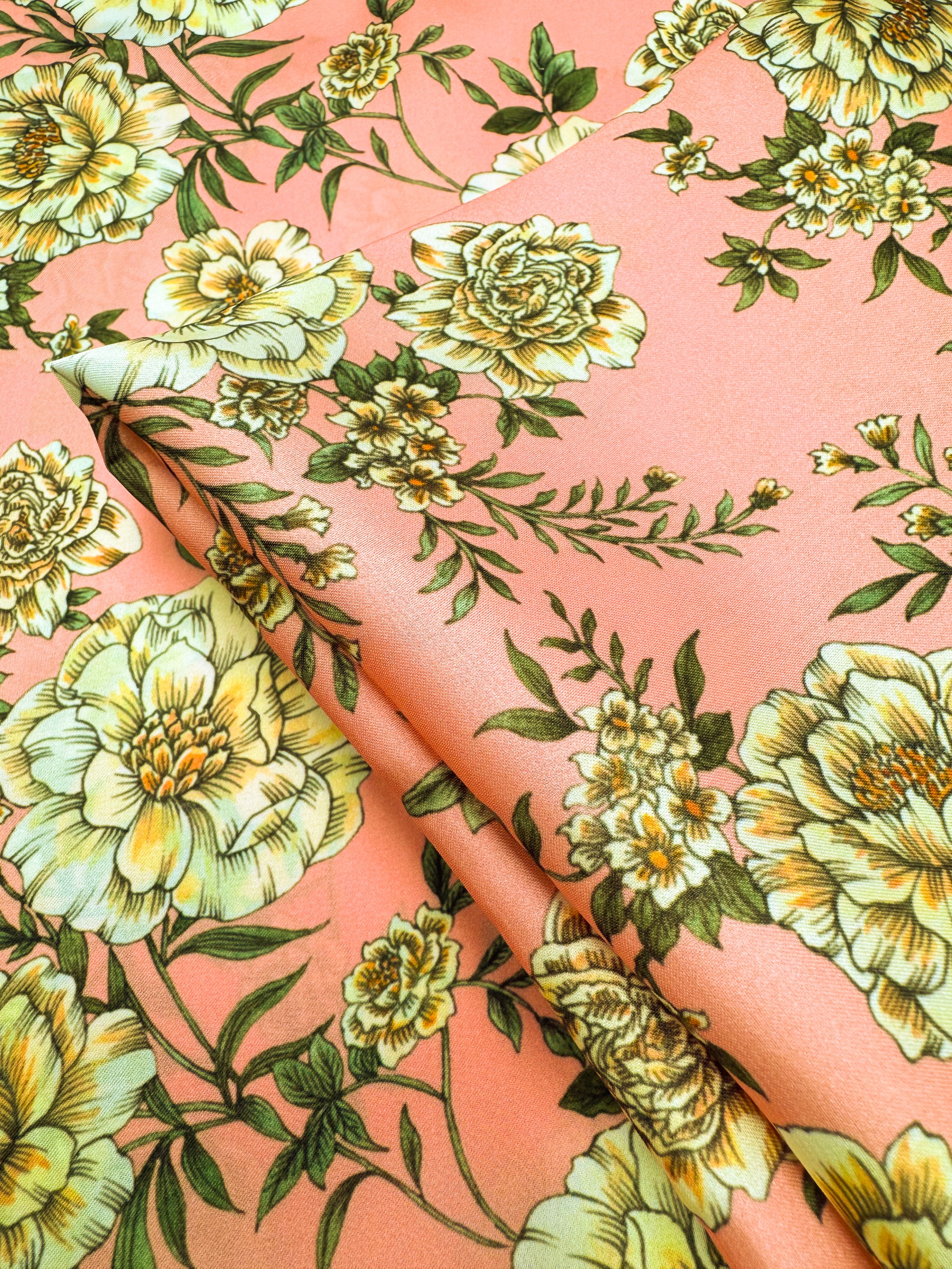 Silky Satin - Whisper Coral - 148cm