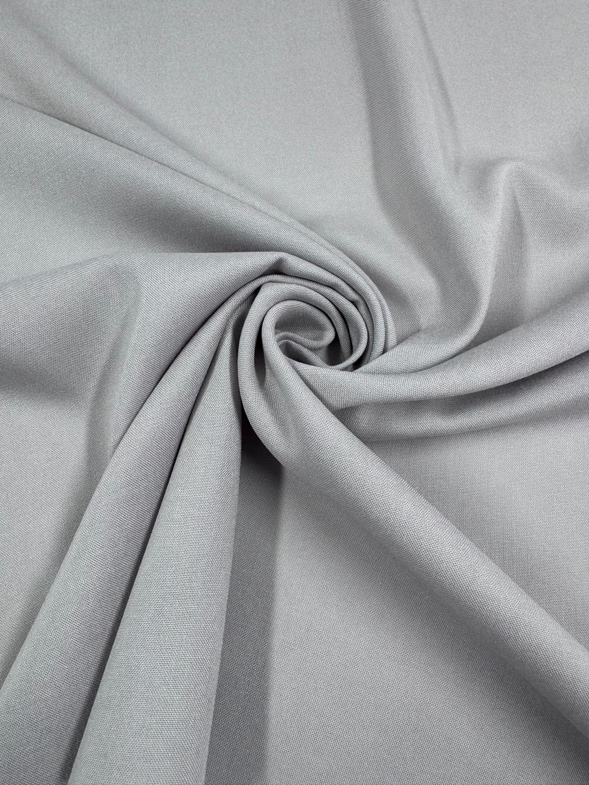 Plain Rayon - Grey - 145cm