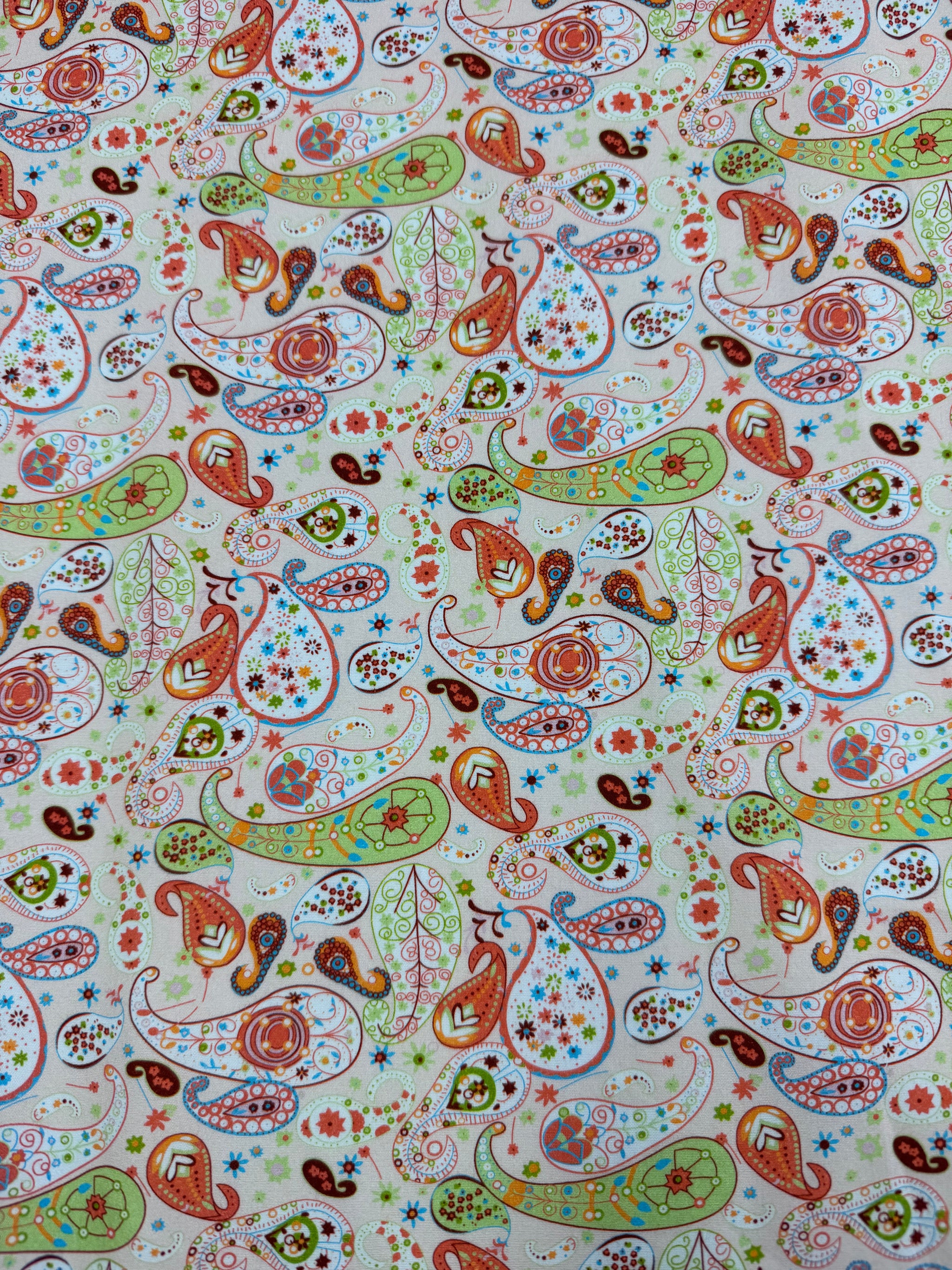 Printed Cotton - Outback Paisley - 150cm
