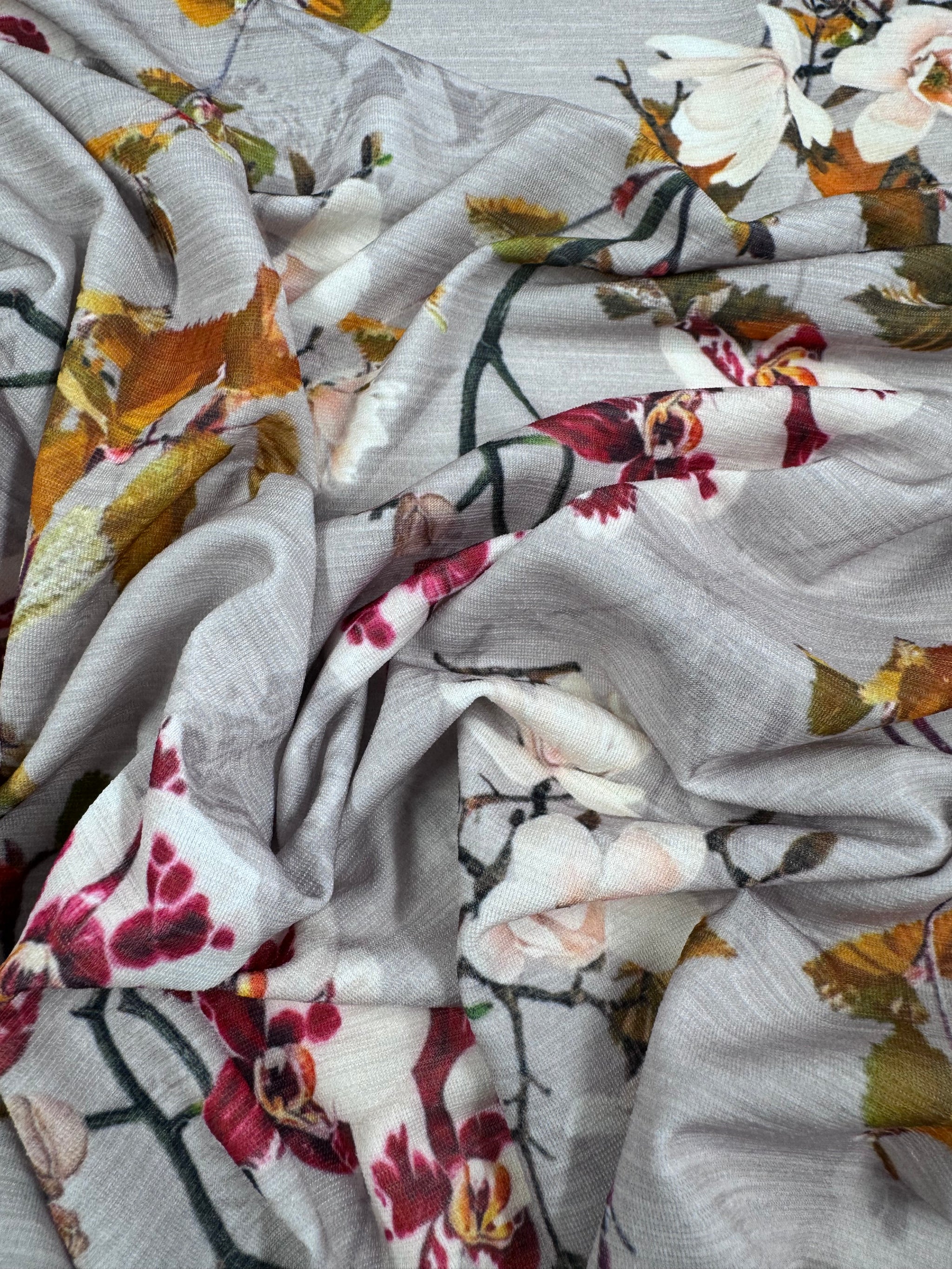 Designer Printed Lycra -  Blush Orchid - 148cm
