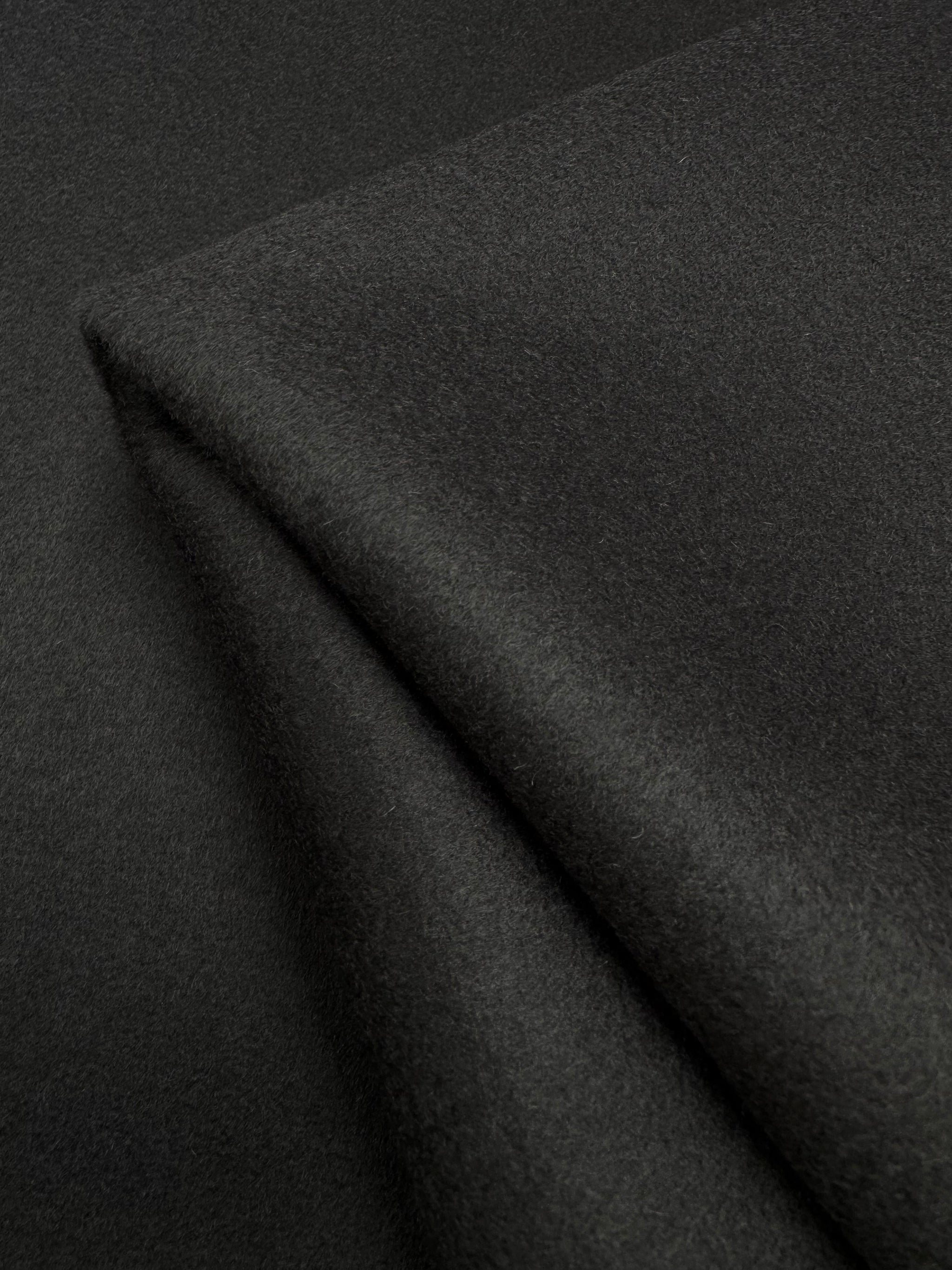 Wool Cashmere - Charcoal - 146cm