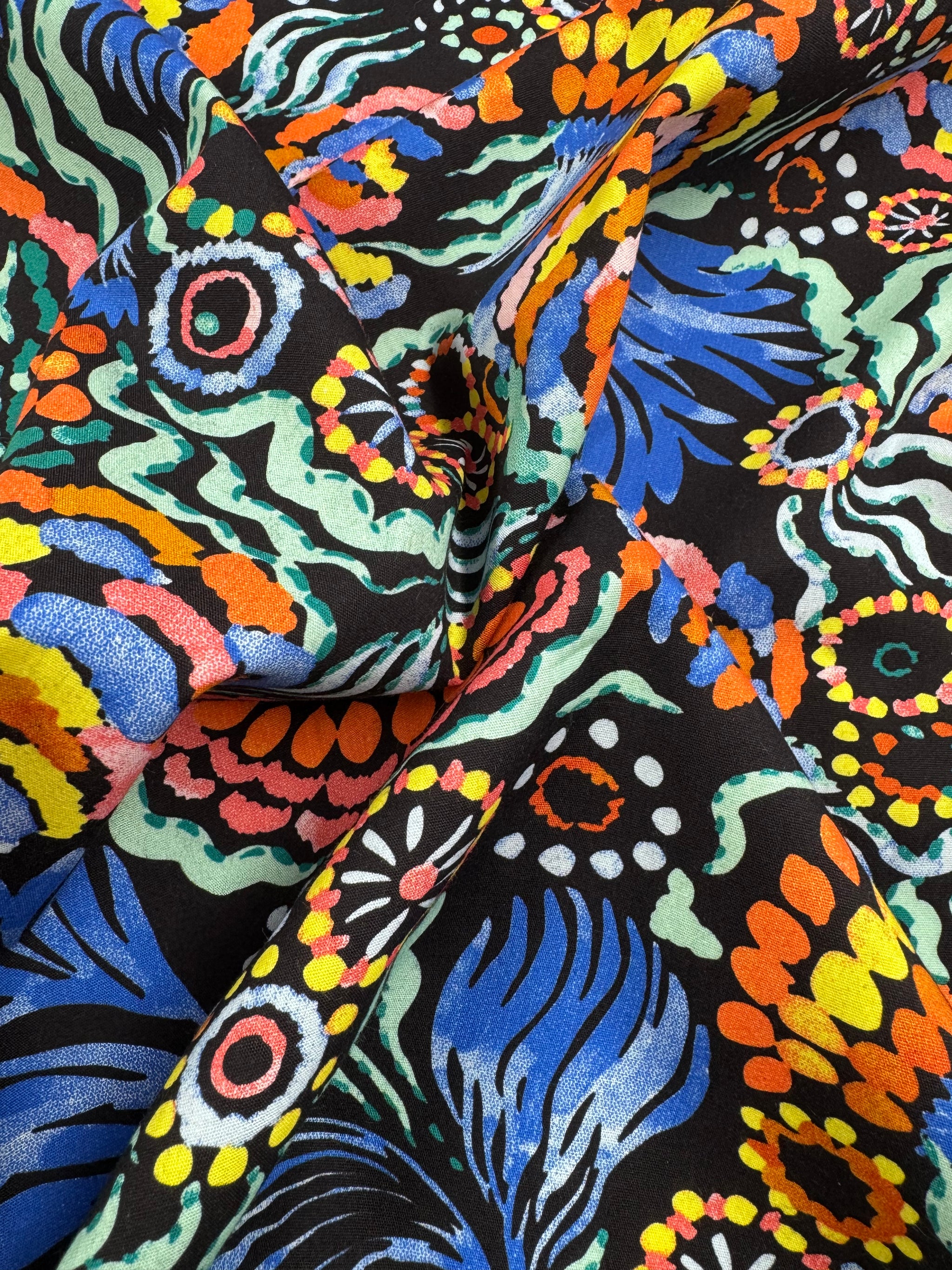 Printed Cotton - Nuit Sauvage - 150cm
