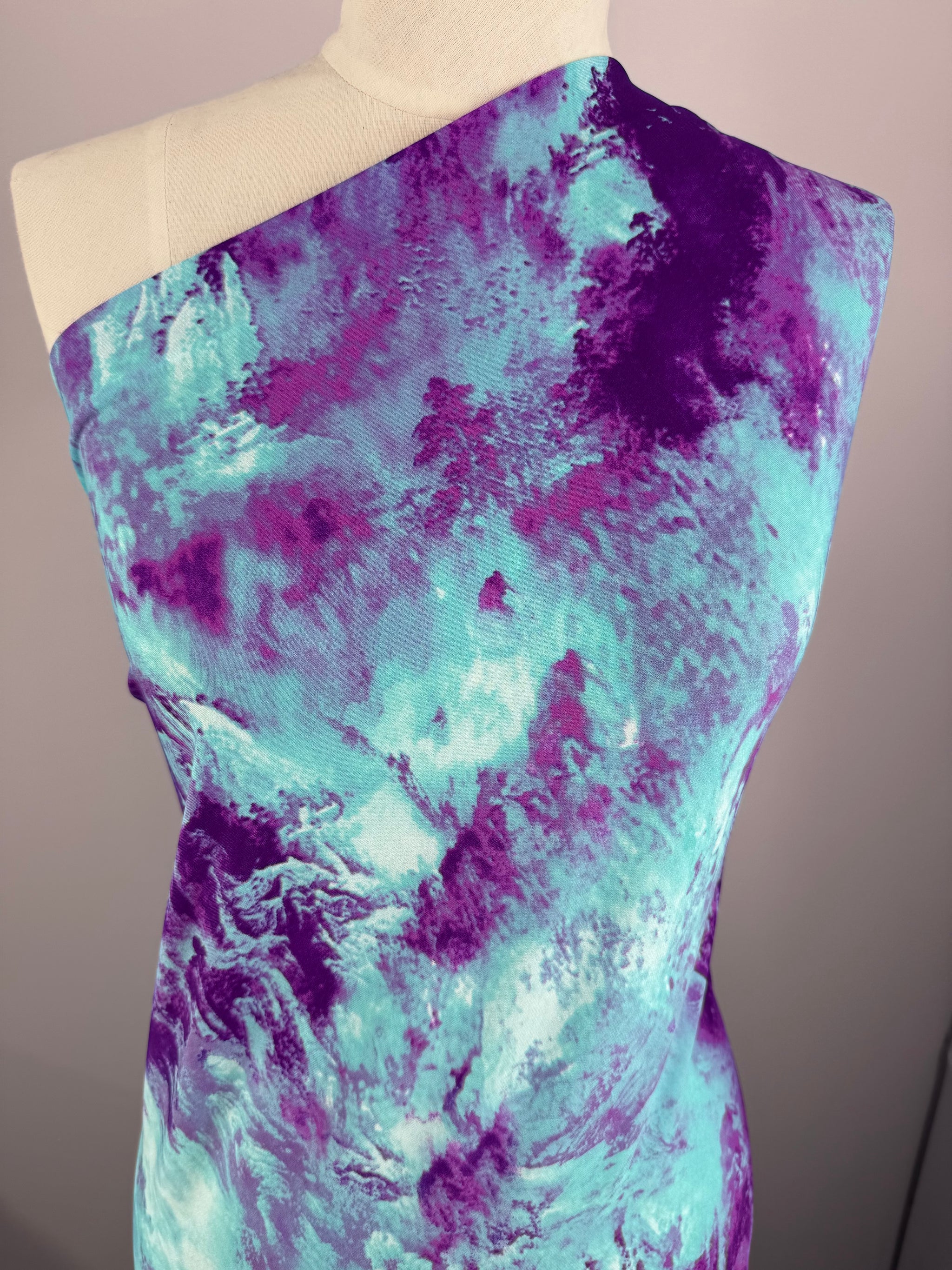 Designer  Lycra - Amethyst Mist - 150cm