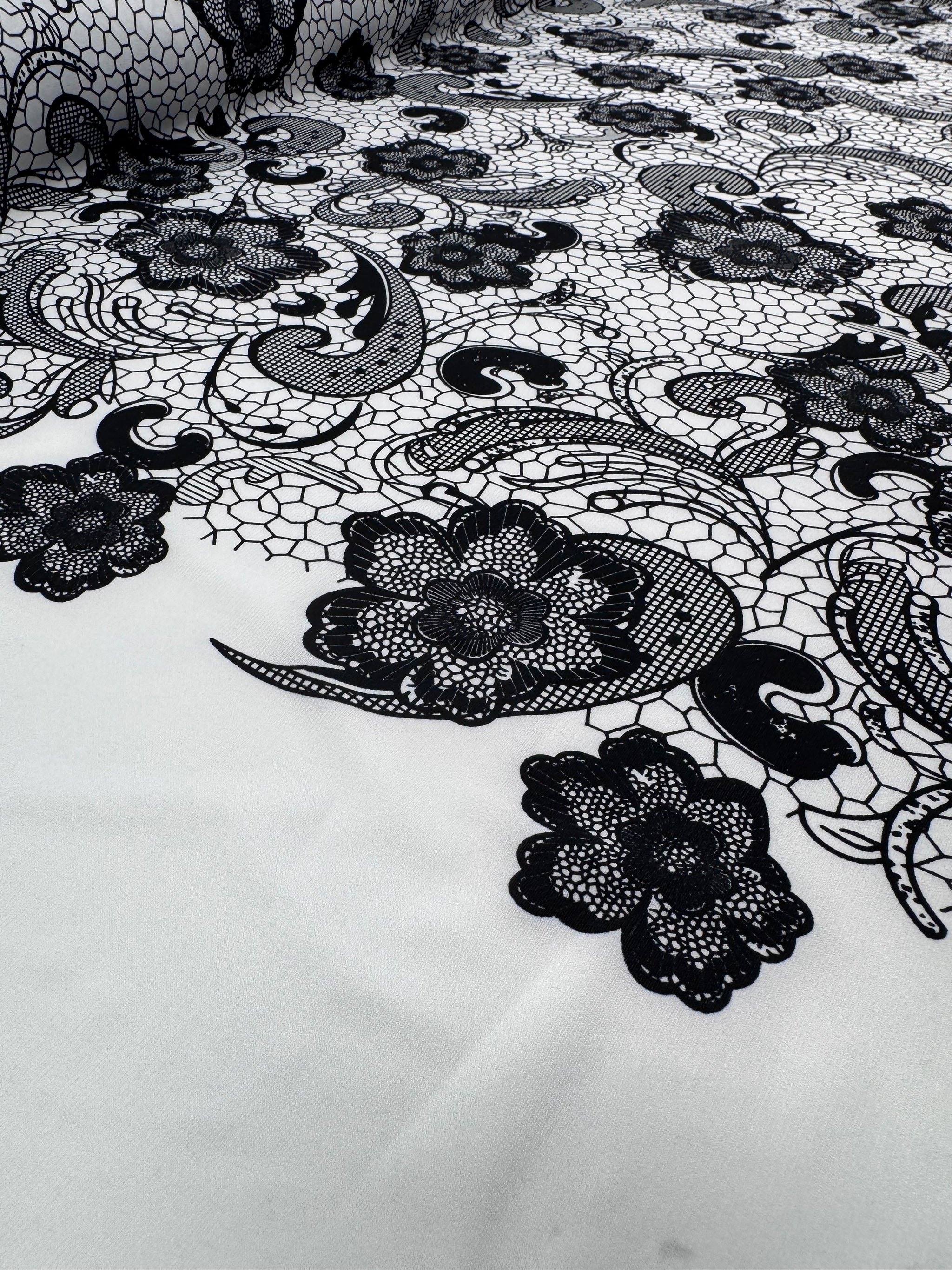 Designer Printed Lycra - Ink Fusion - 150cm