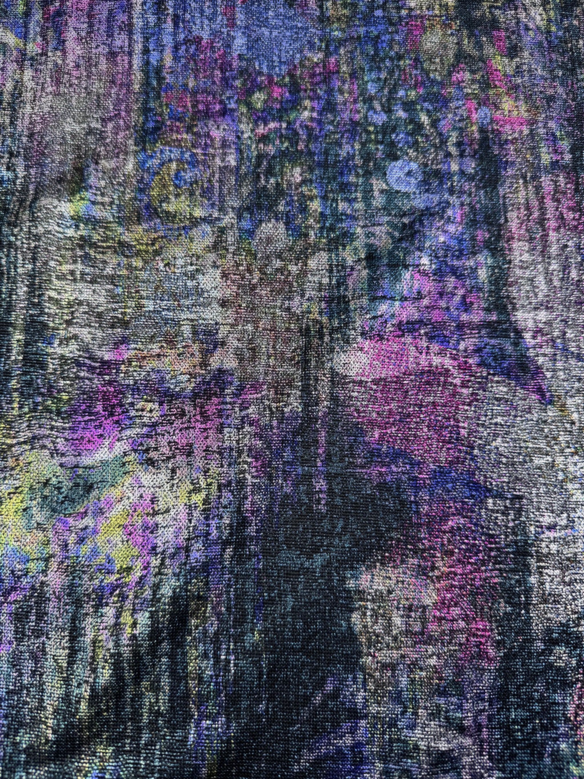 Metallic Knit Jersey - Titanium veil - 140cm