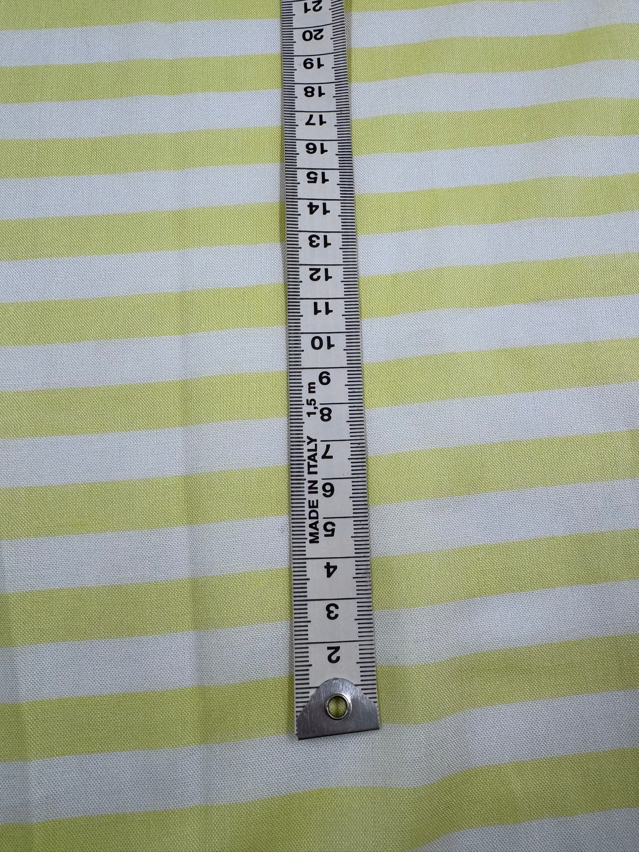 Cotton Voile - Yellow & white - 145cm