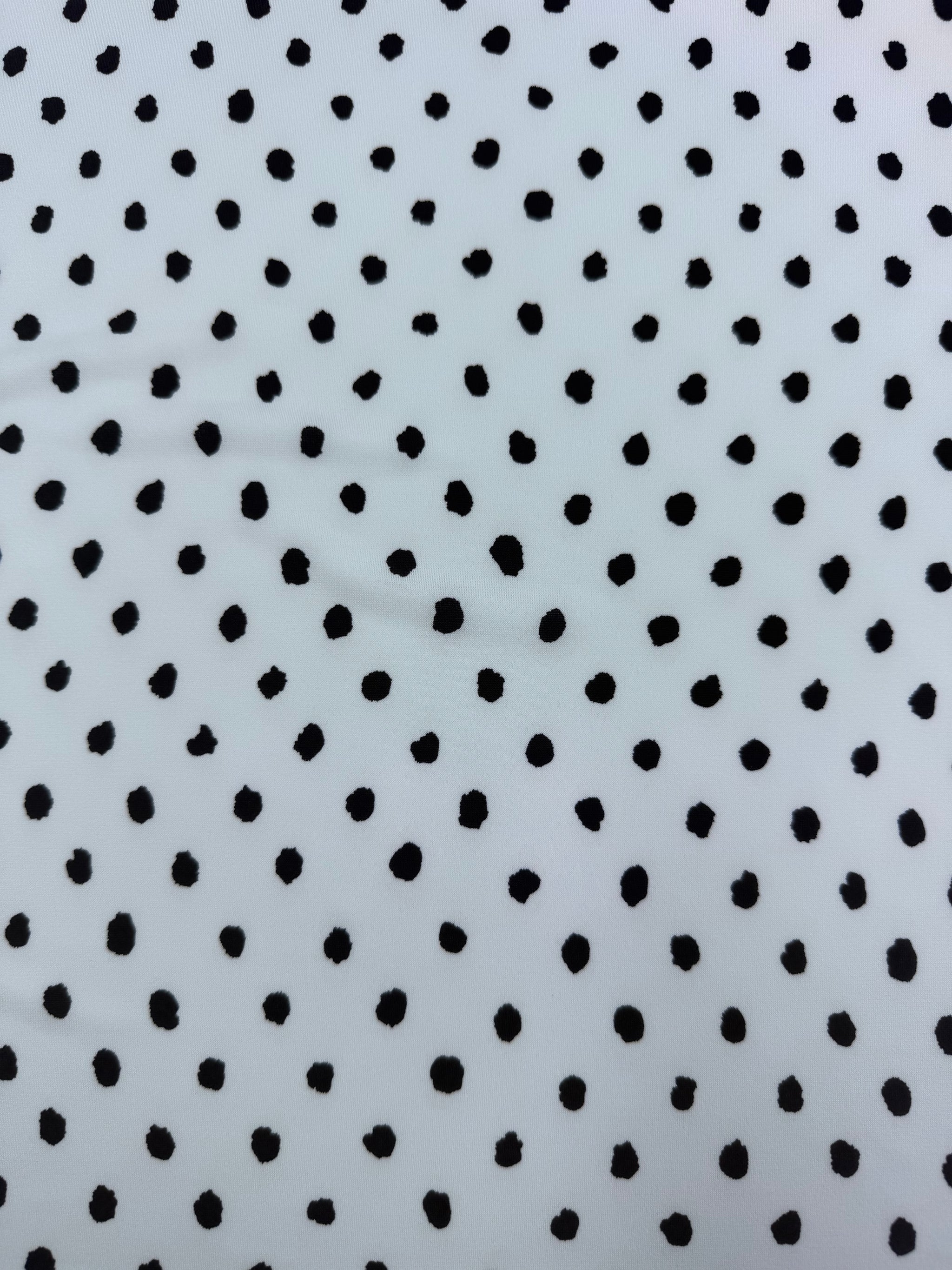 Designer Lycra -  Mono Spot - 150cm