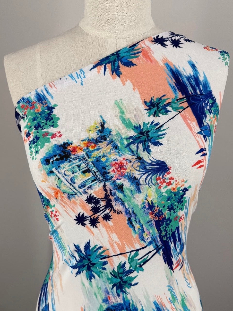 Printed Lycra - Palms - 150cm