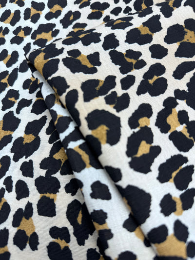 Linen Blend - Dingo Spot - 152cm