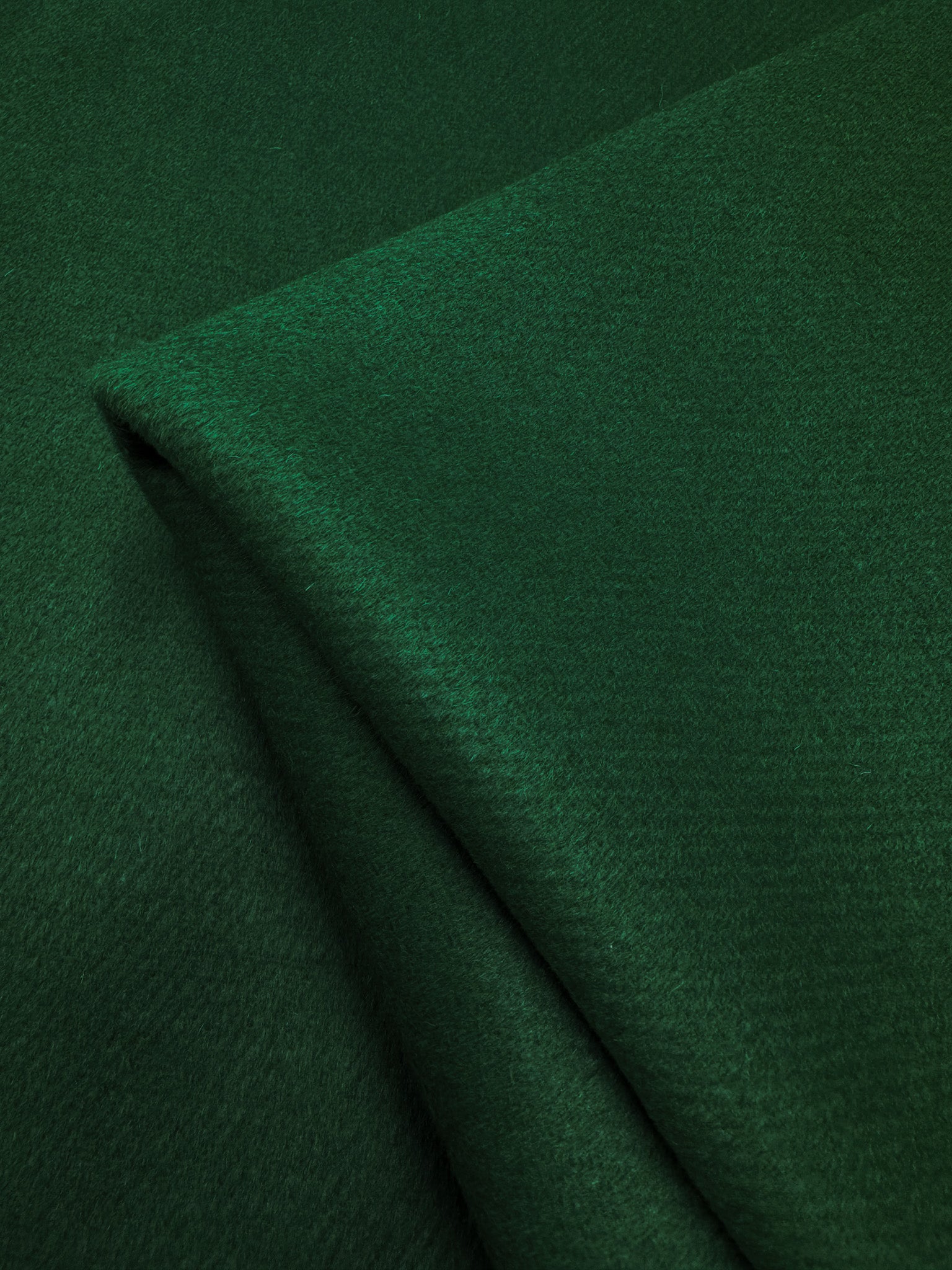 Wool Cashmere - Emerald - 150cm