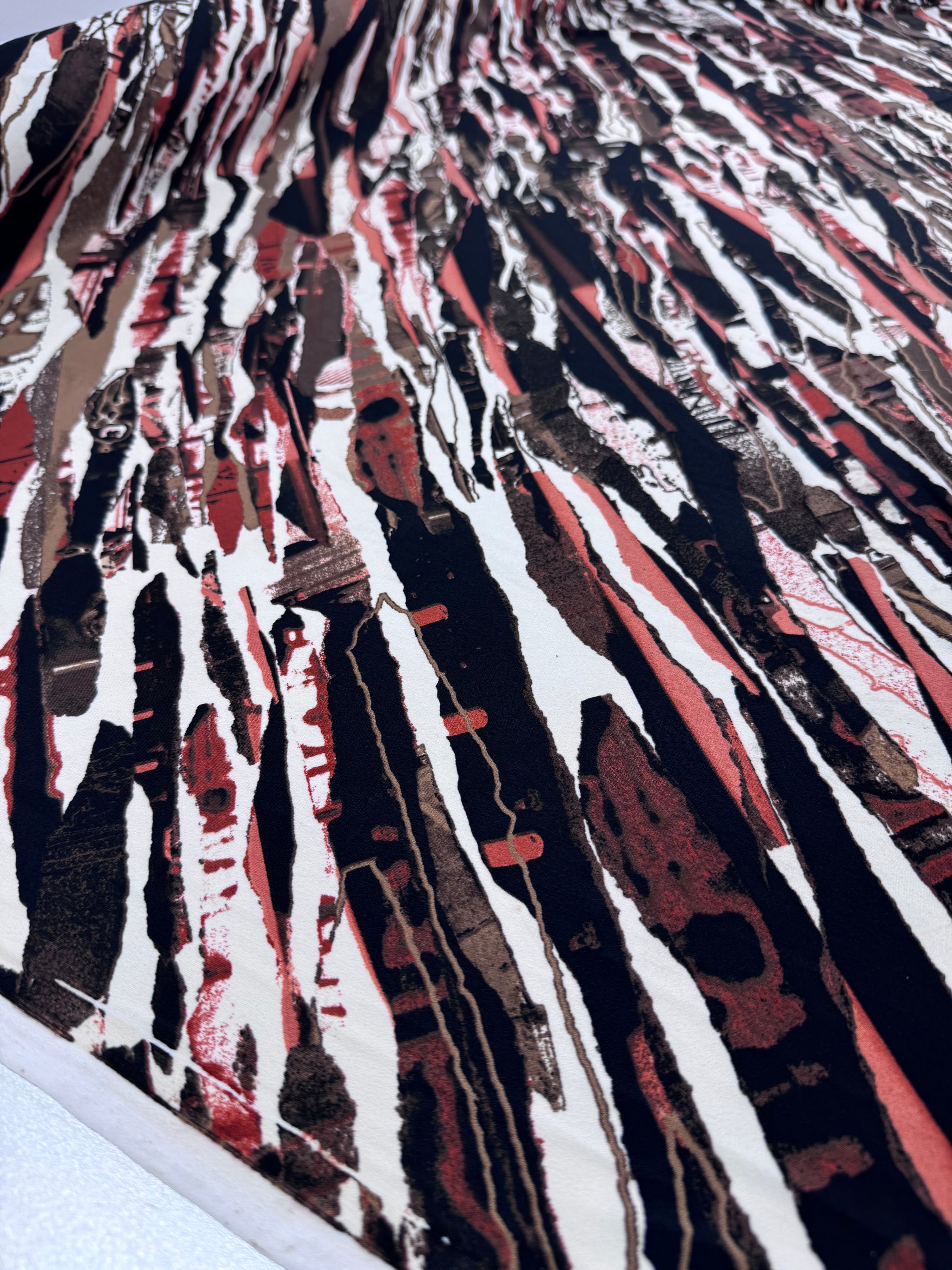 Printed Lycra - Safari Stripe - 150cm
