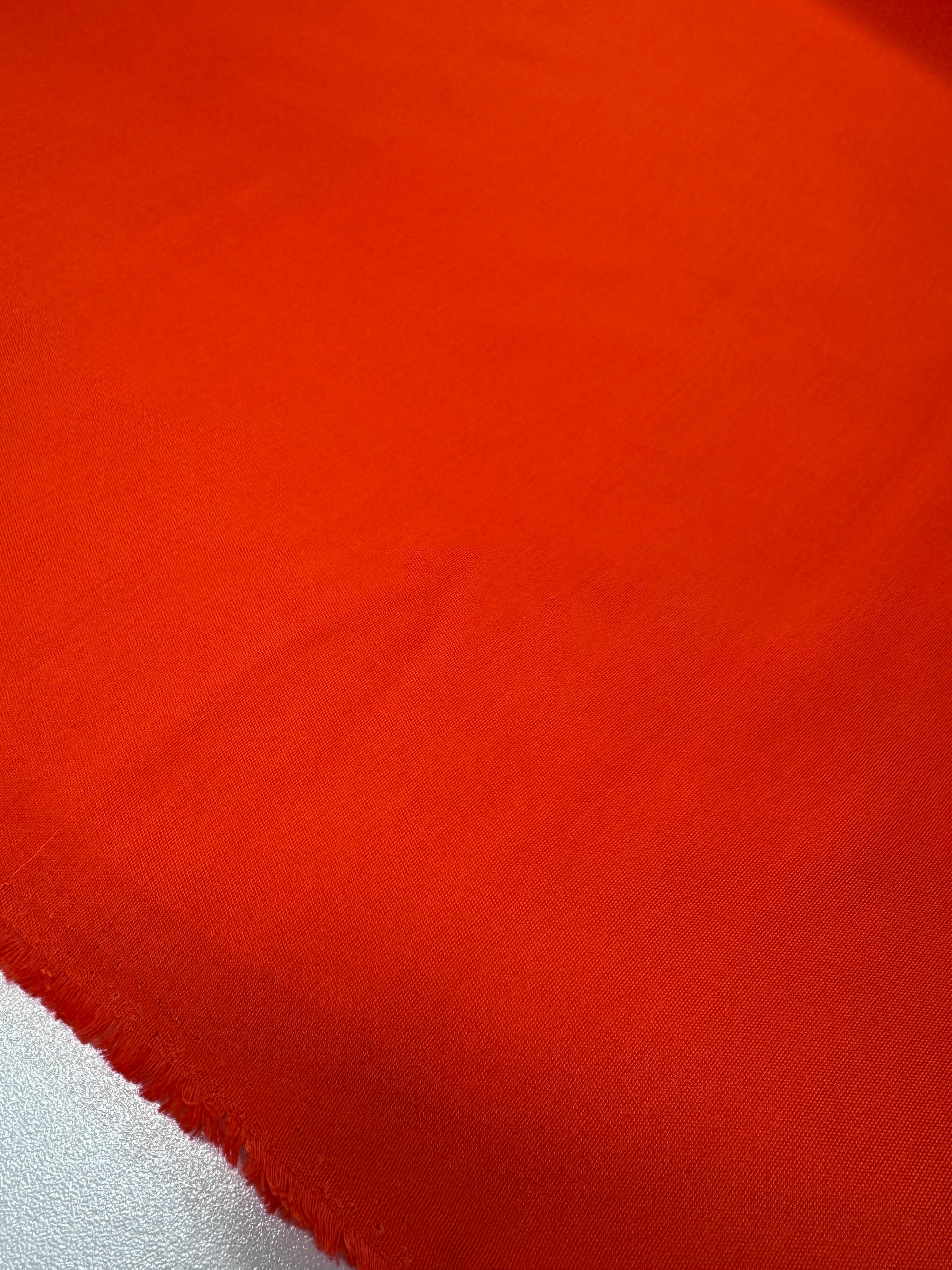 Linen Blend  - Spicy Orange - 155cm