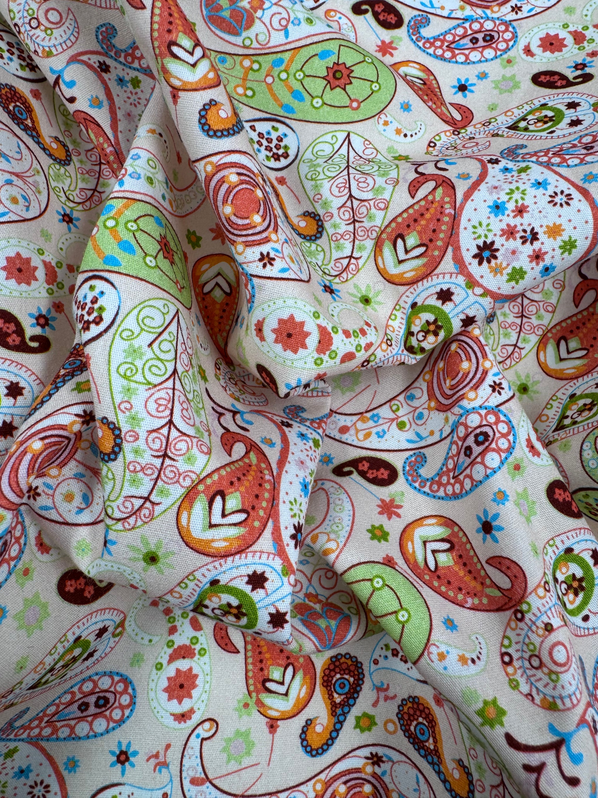 Printed Cotton - Outback Paisley - 150cm