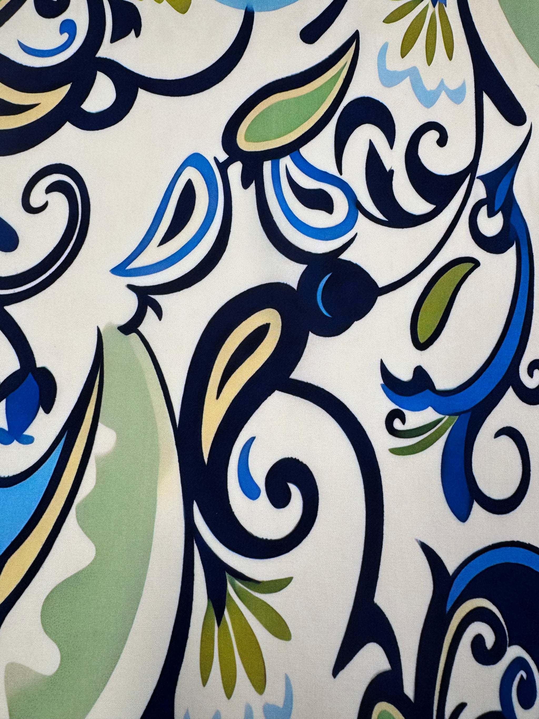 Silkyfall rayon
 - Paisley Tied - 145cm