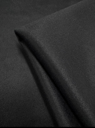 Wool Cashmere - Black - 150cm