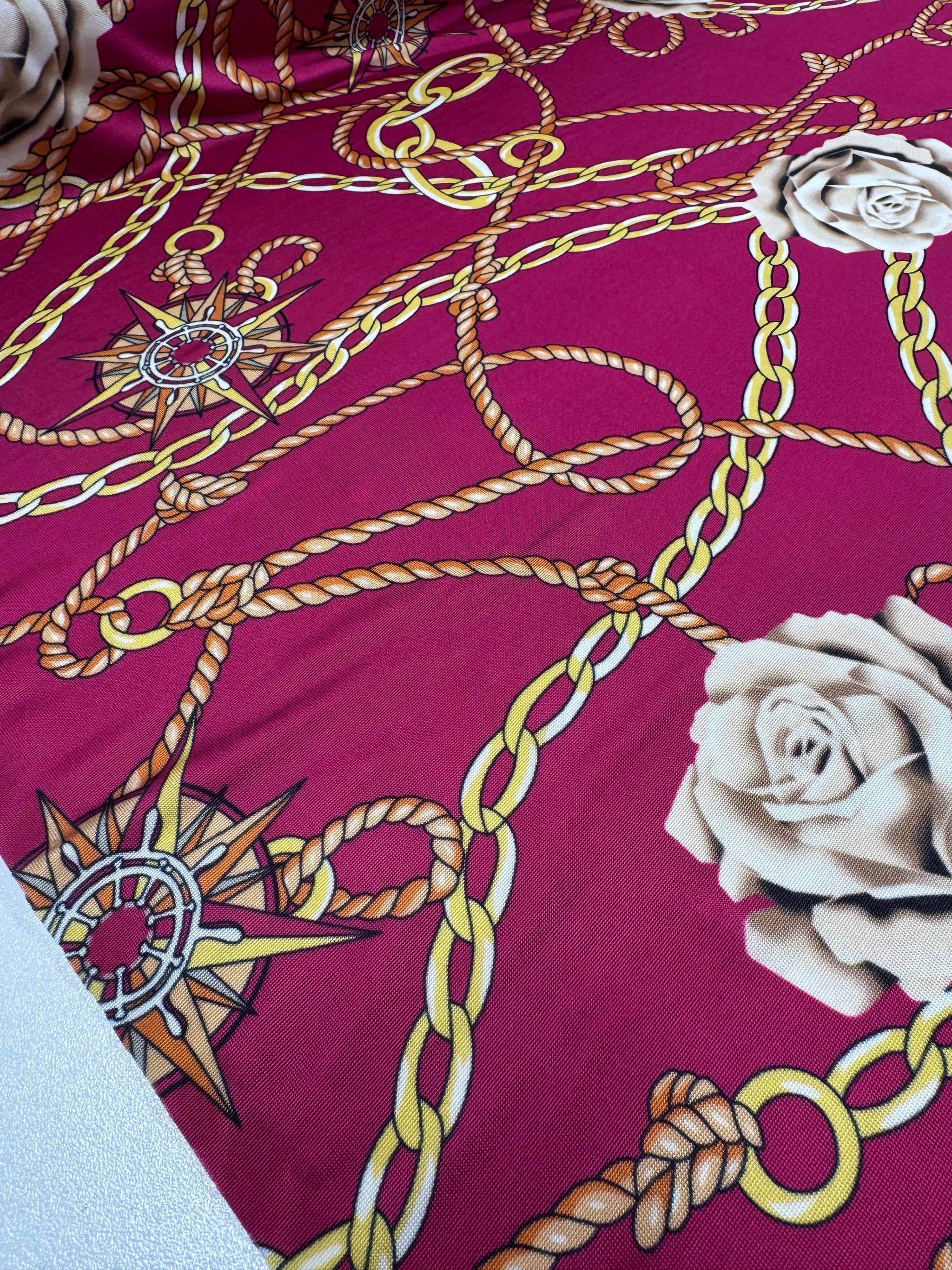 Viscose Knit - Rose chain - 135cm