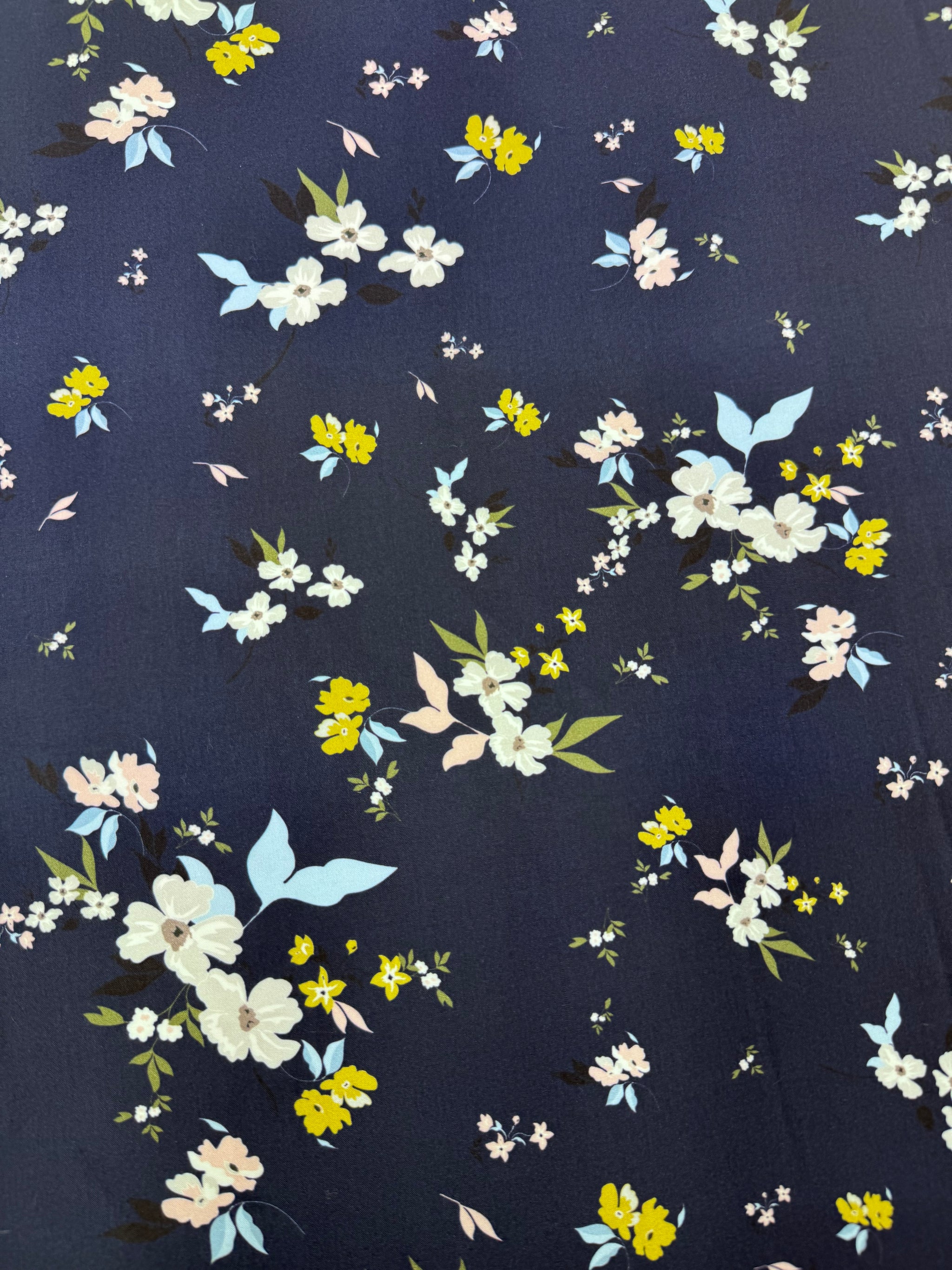Designer Rayon - Starry Navy - 145cm