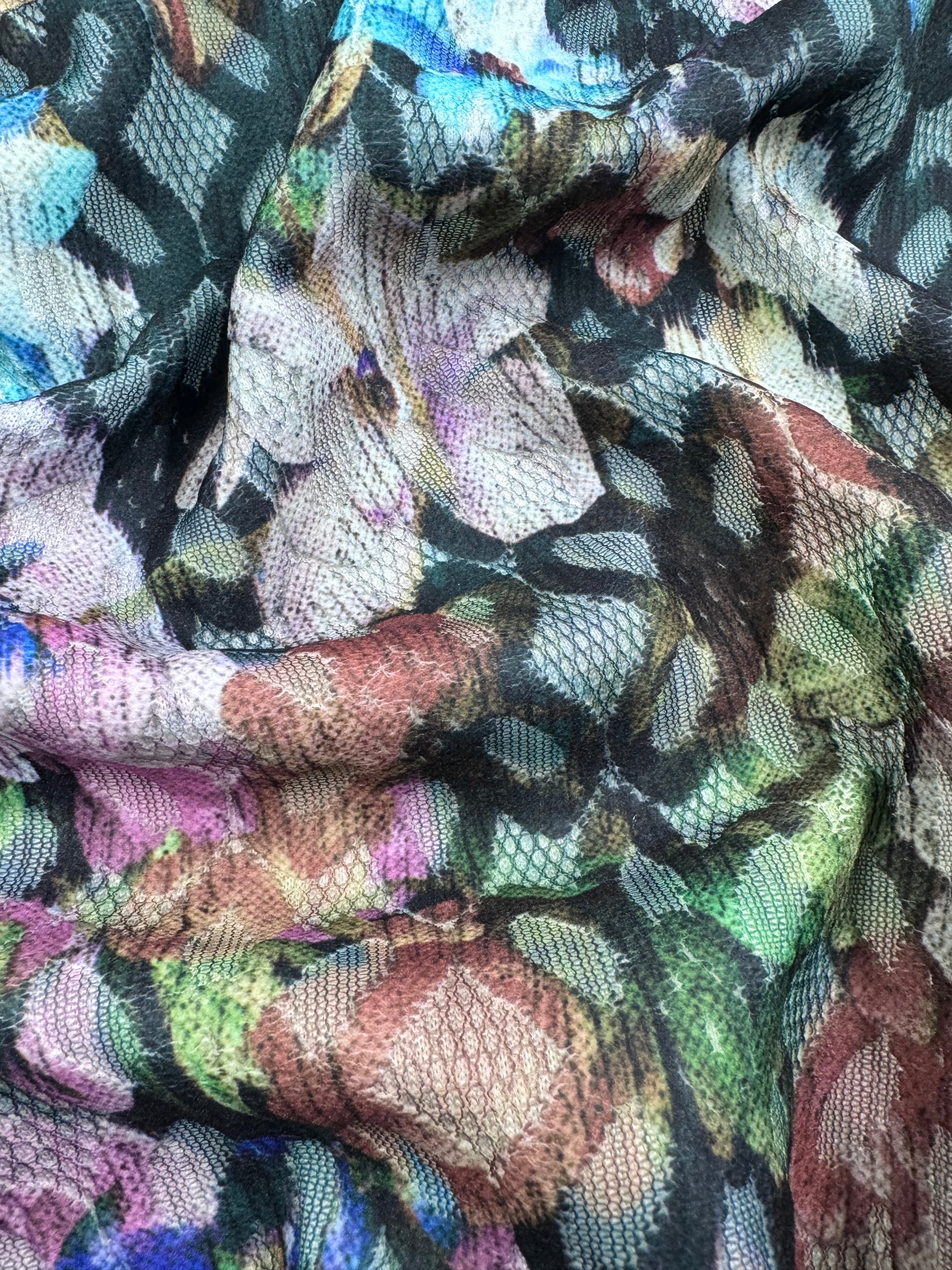 Luxe Petal knit - Garden Mesh - 148cm