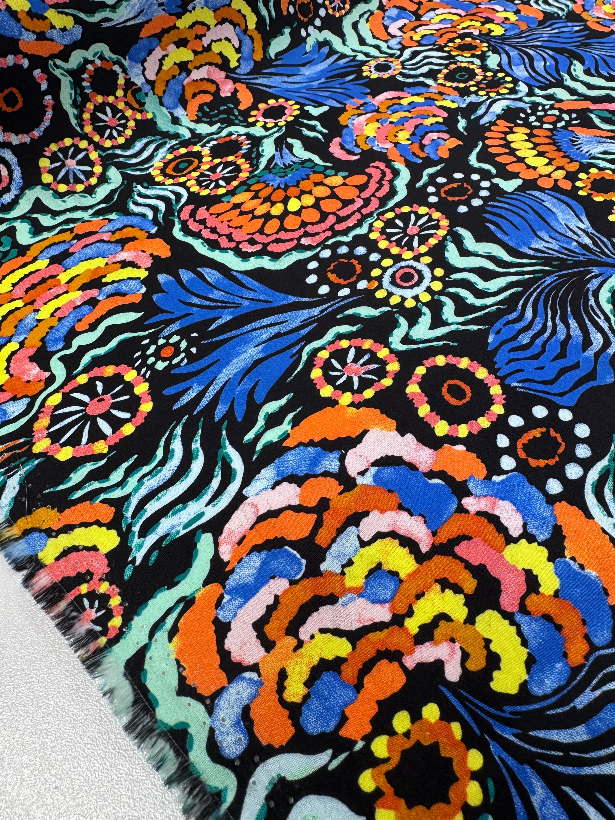 Printed Cotton - Nuit Sauvage - 150cm