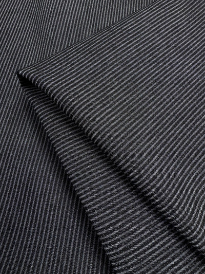 Denim Black - Stripes- 130cm