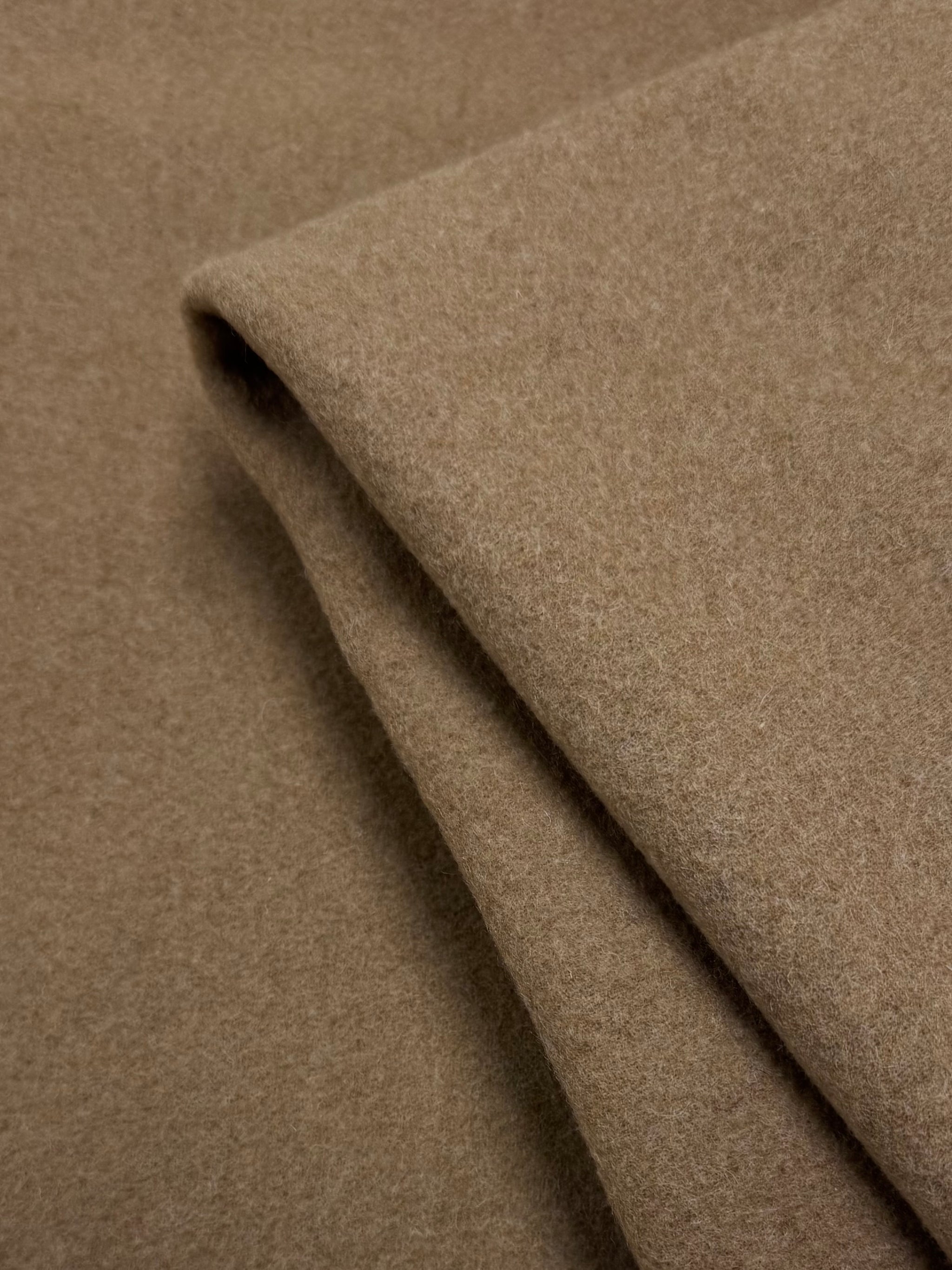 Bonded Wool Cashmere - Bone Brown - 150cm