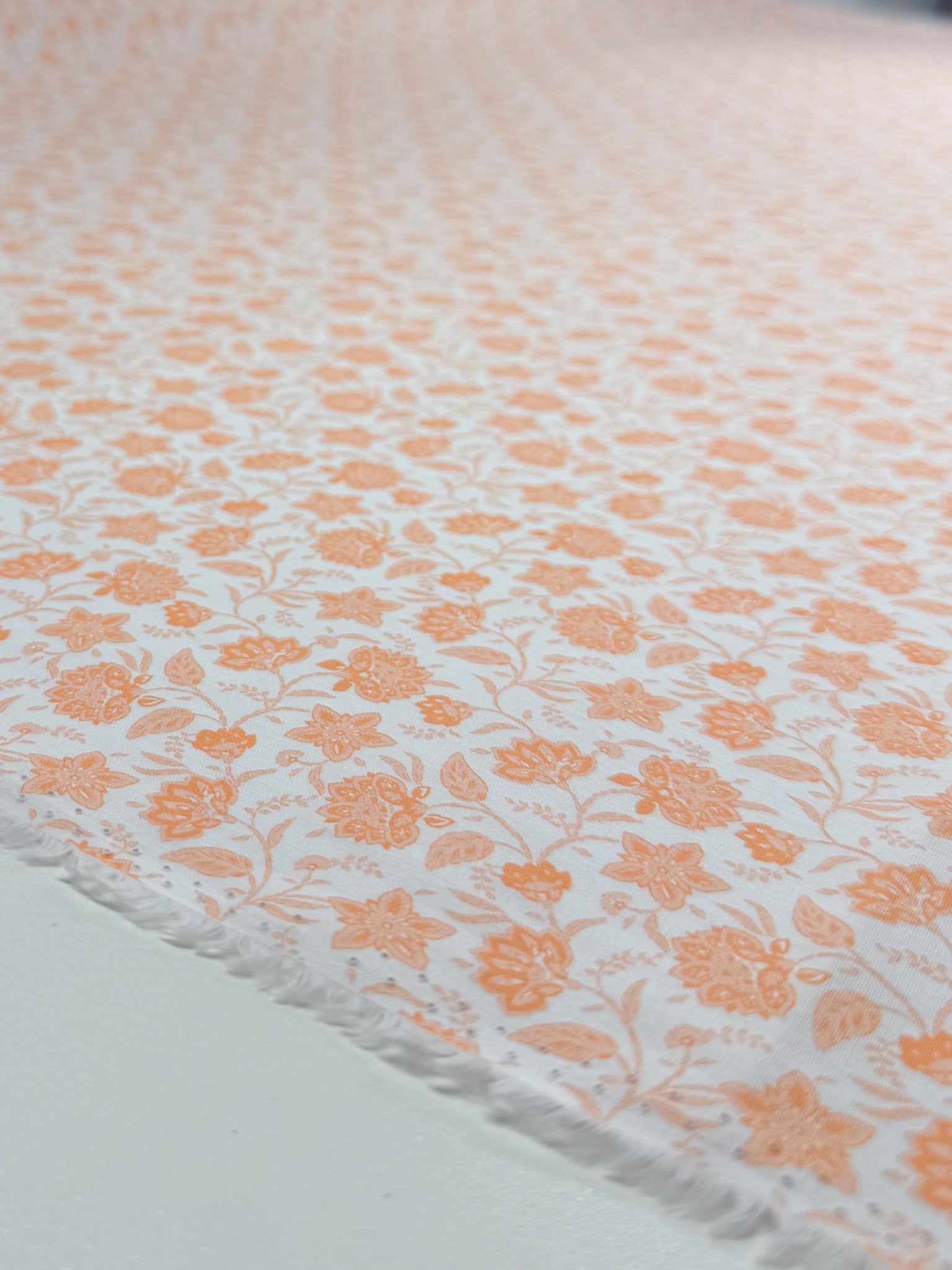 Printed Cotton - Peach Bloom - 150cm