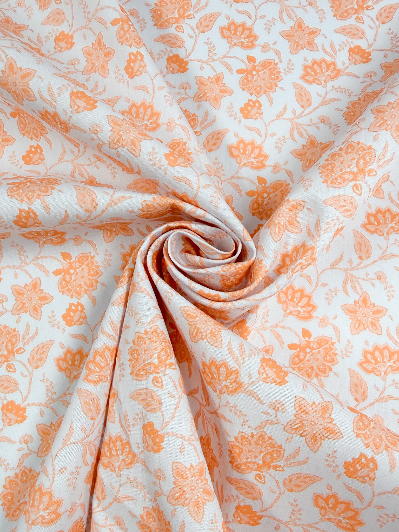 Printed Cotton - Peach Bloom - 150cm