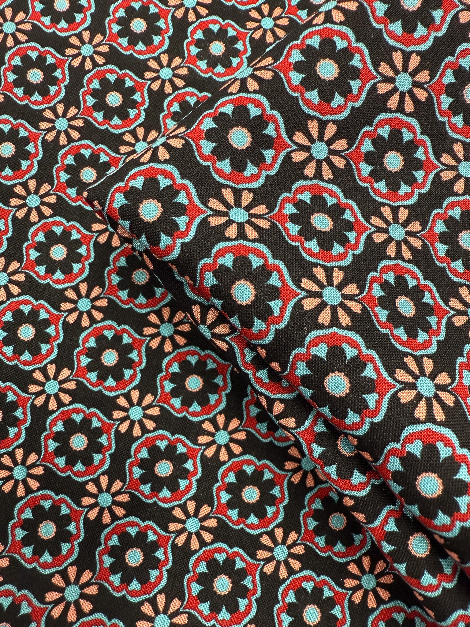 Printed Viscose - Medallion - 145cm