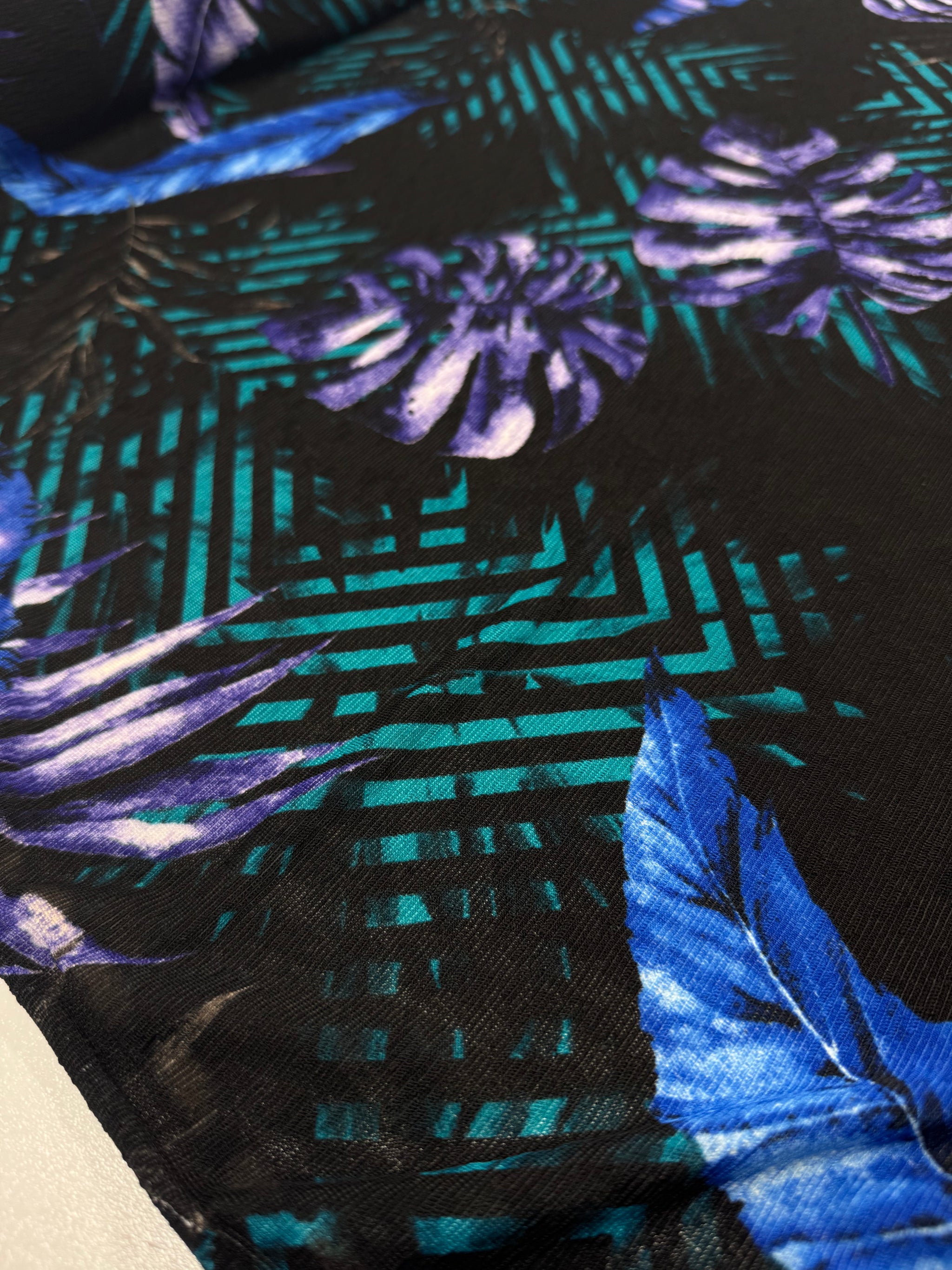 Textured Knit - Midnight Feather - 140cm