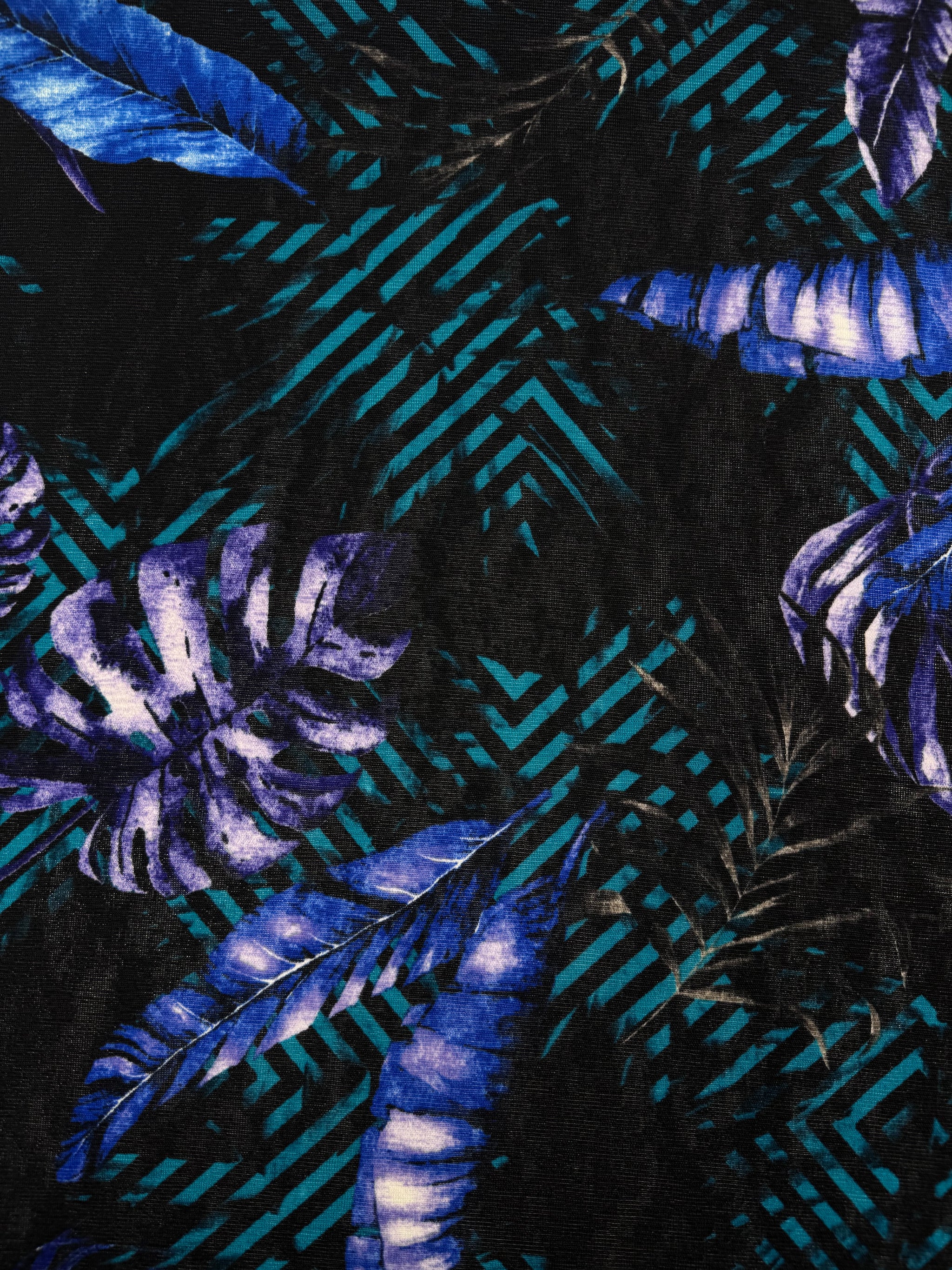 Textured Knit - Midnight Feather - 140cm