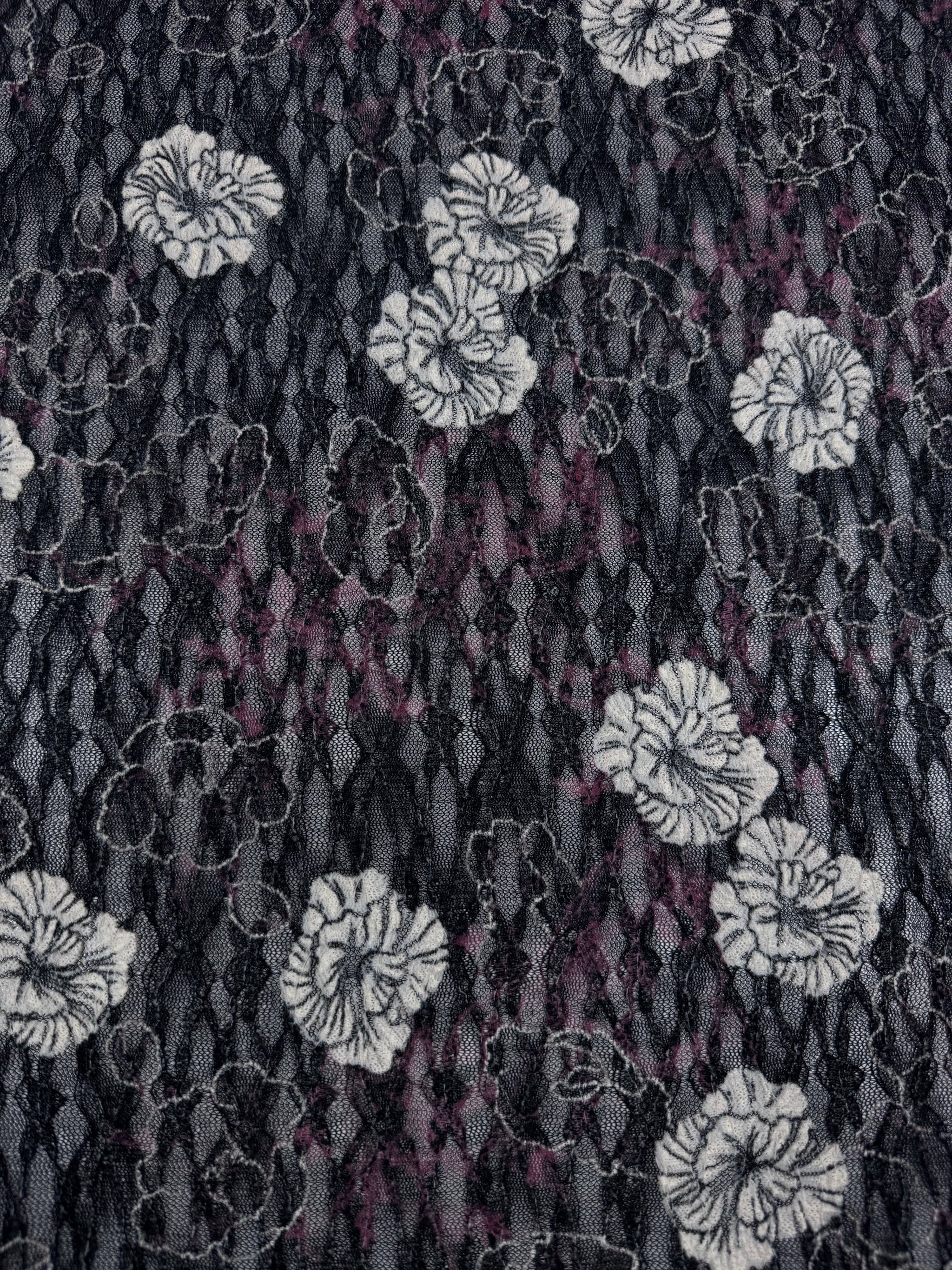 Designer Lace - Shadow Bloom - 145cm