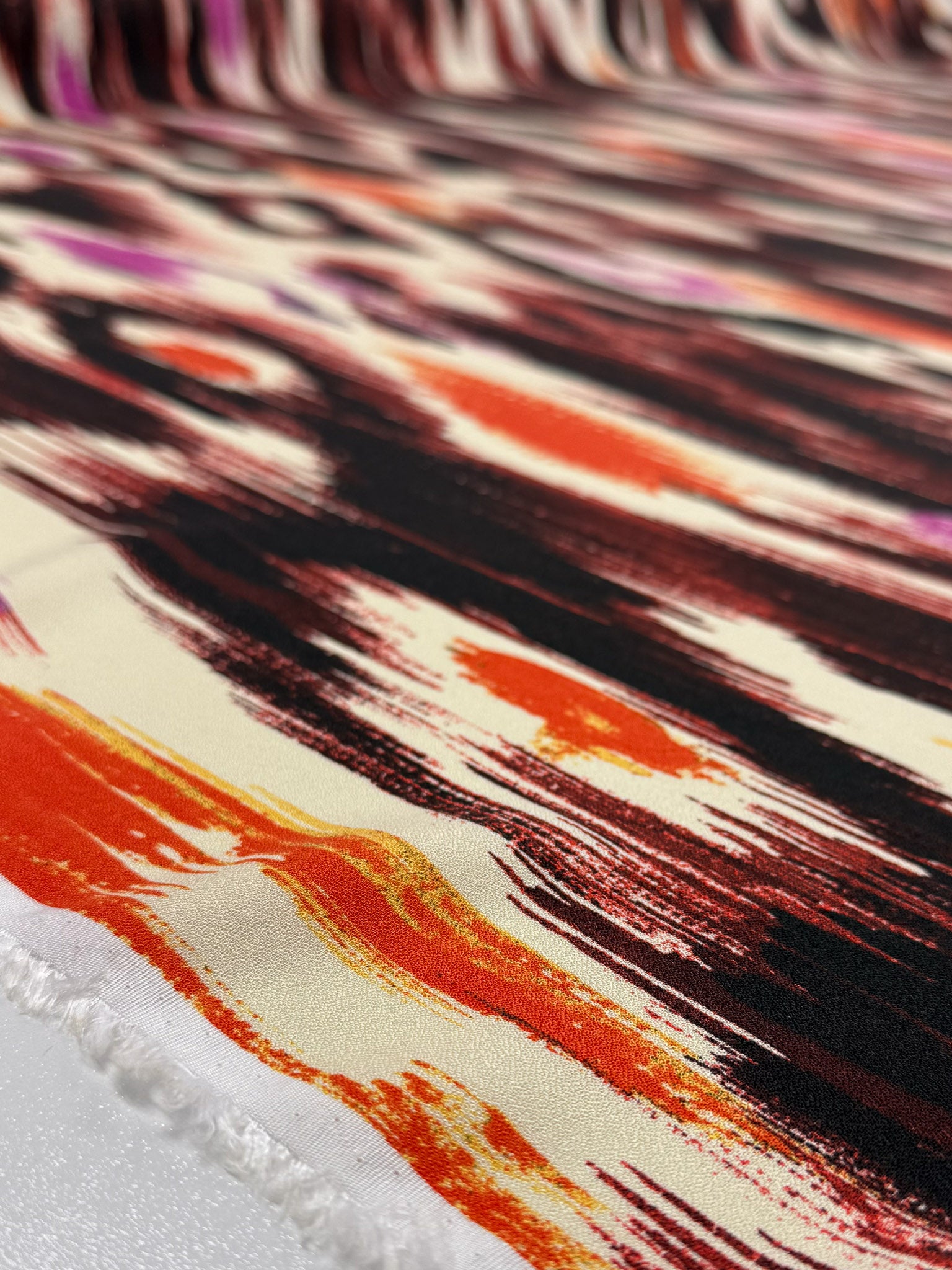 Viscose Crepe - Sunset Brushstrokes - 146cm