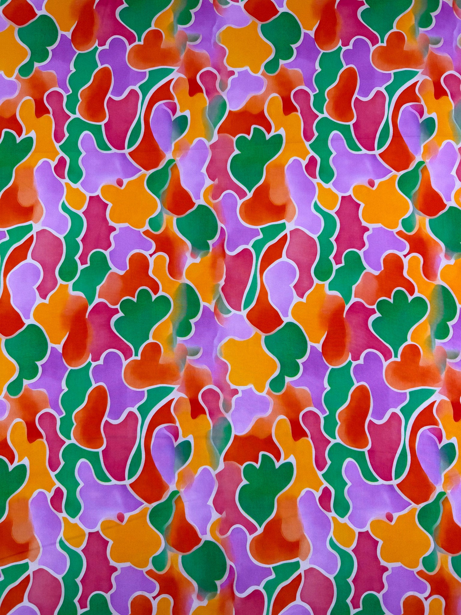Designer Rayon - Fiesta Cloud - 144cm