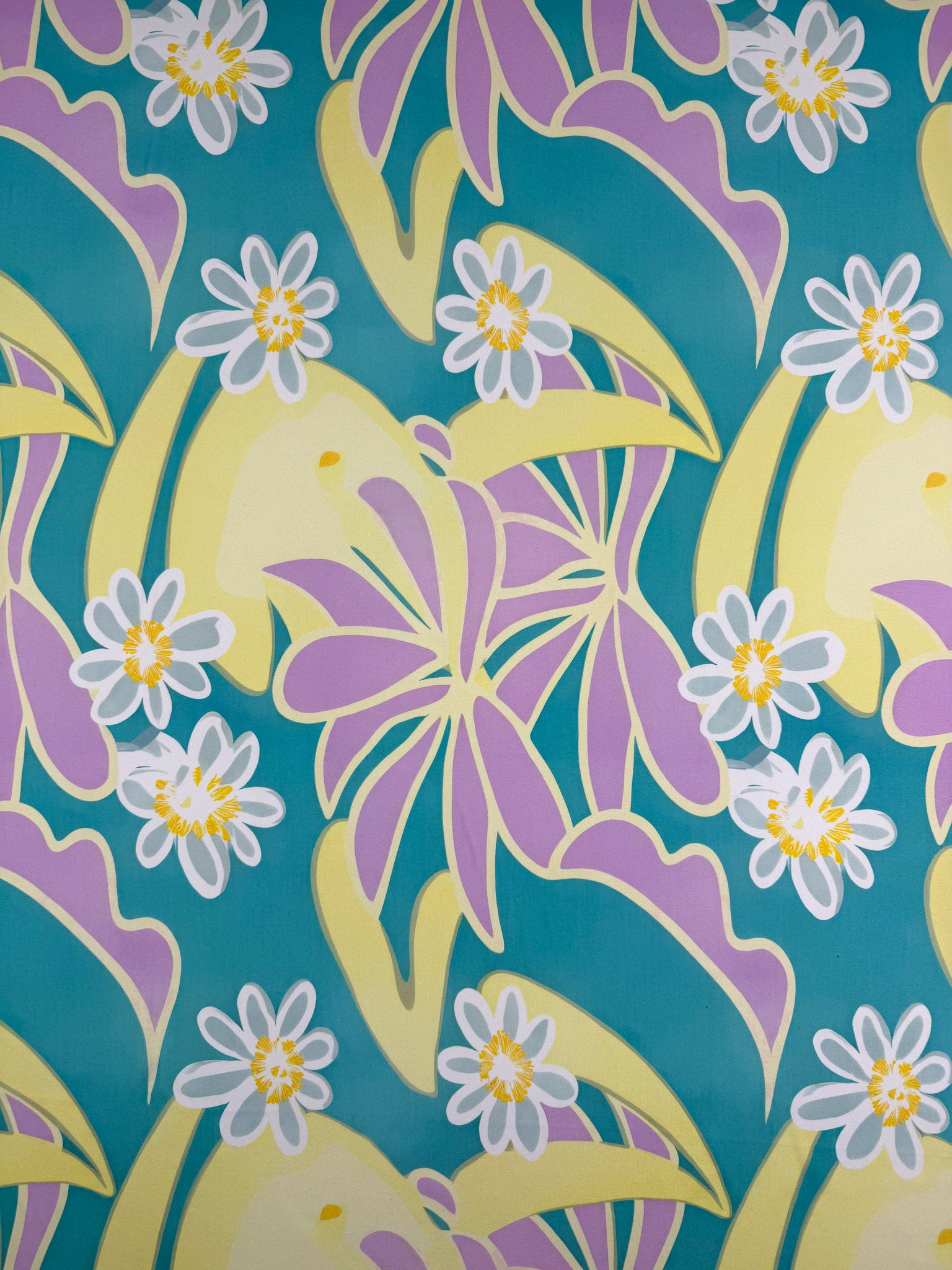 Designer Rayon - Daisy Bay - 144cm