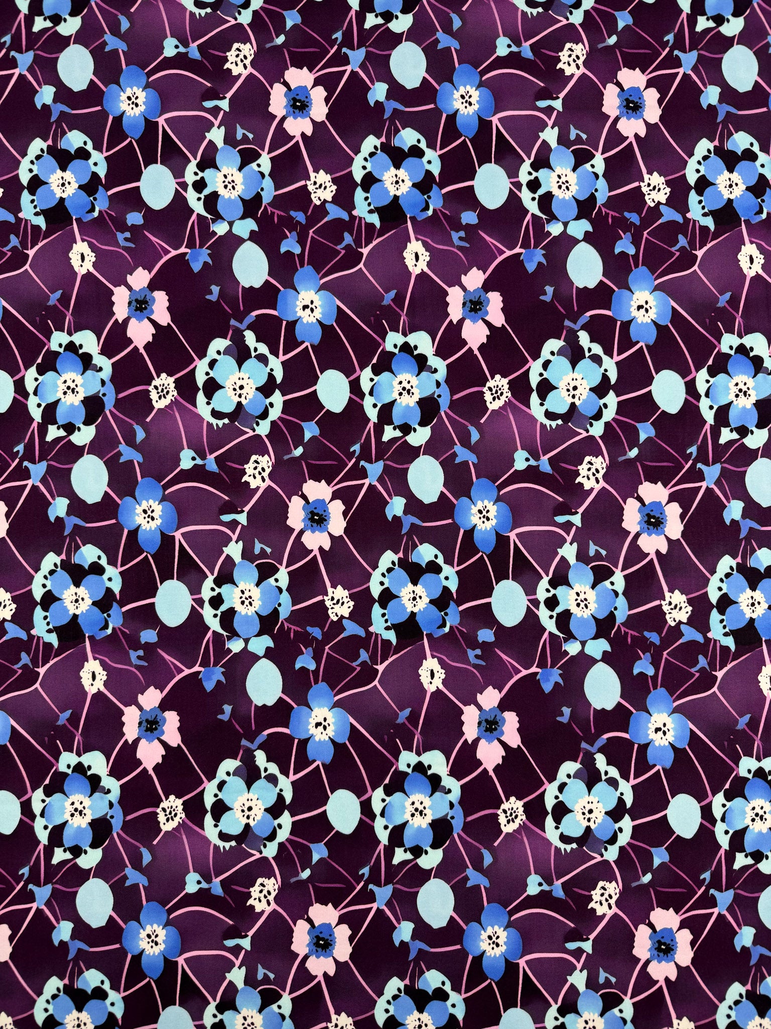 Designer Rayon - Luna Bloom - 144cm