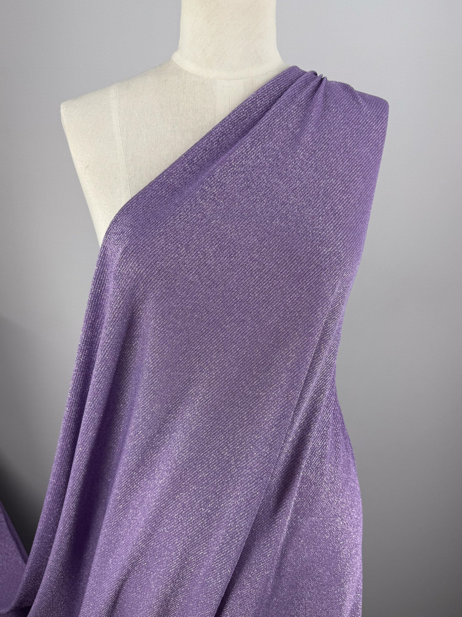 Viscose Rib Knit - Fairy Wren - 124cm